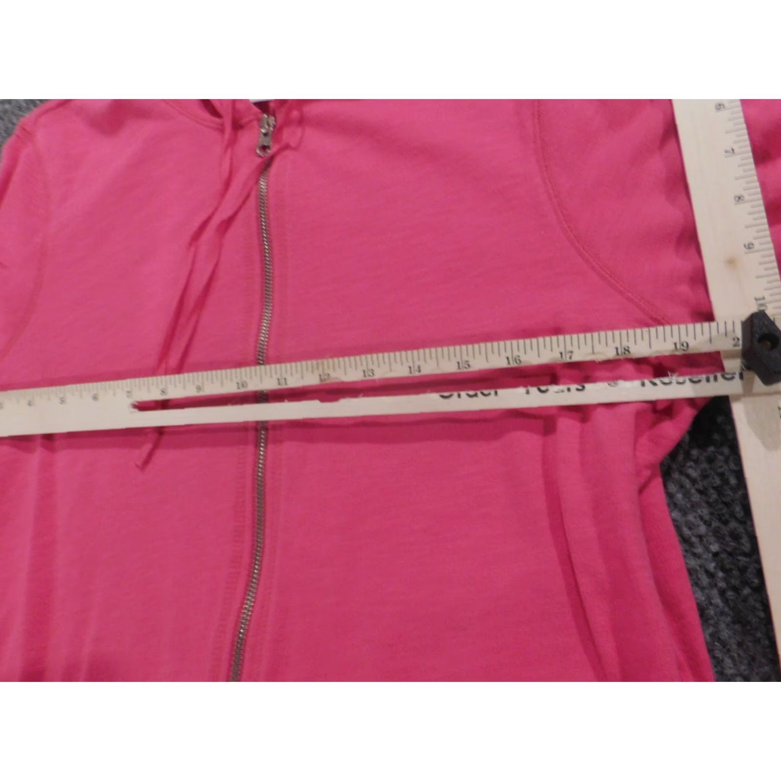 Izod IZOD Sweater Womens L Pink Full Zip Hoodie Stretch Cable-Knit Raglan Sleeve Classic Knit Size L / US 10 / IT 46 - 6 Thumbnail