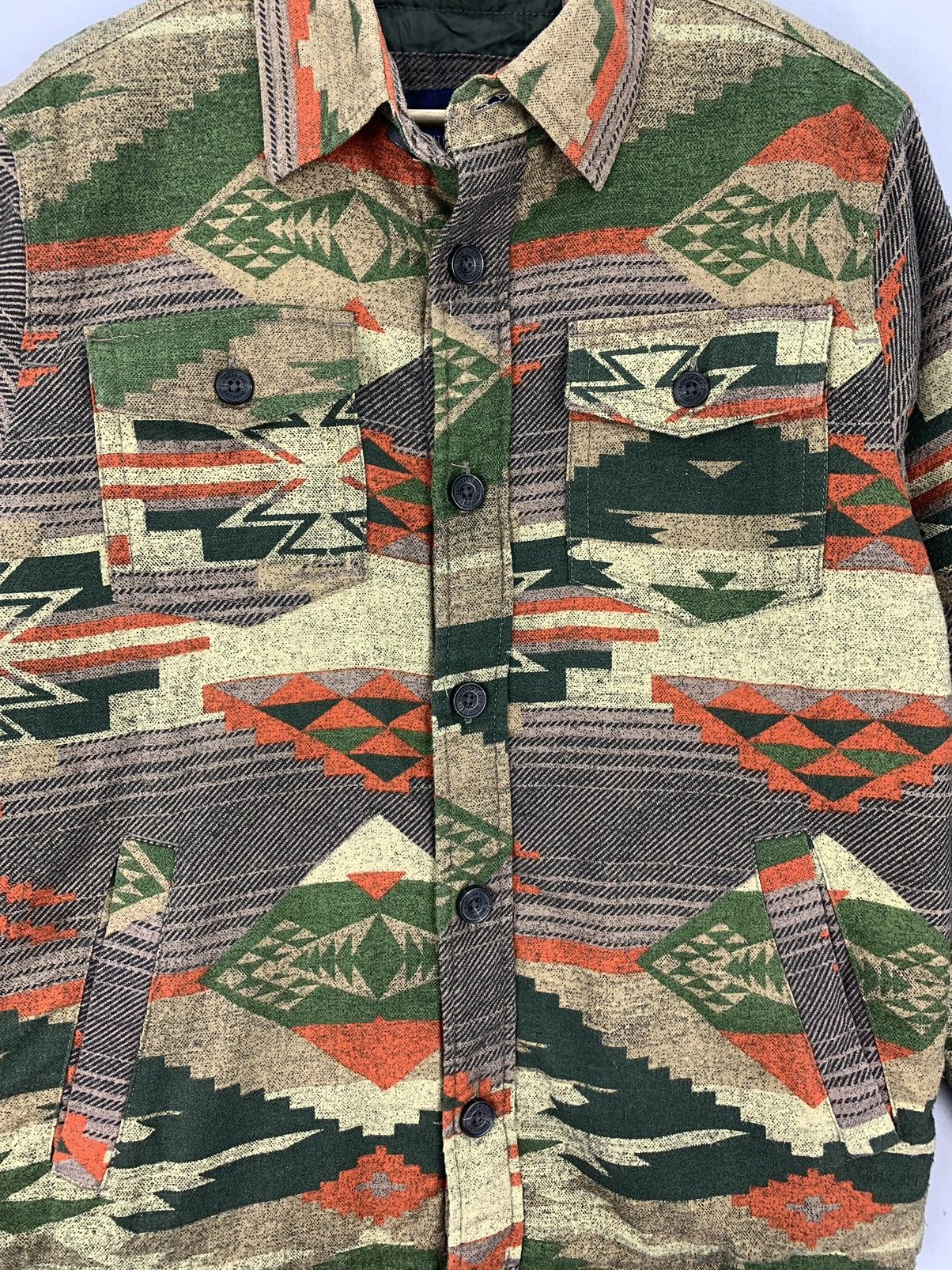 American Eagle Outfitters Navajo Button Up Flannel Jacket Size US L / EU 52-54 / 3 - 6 Thumbnail