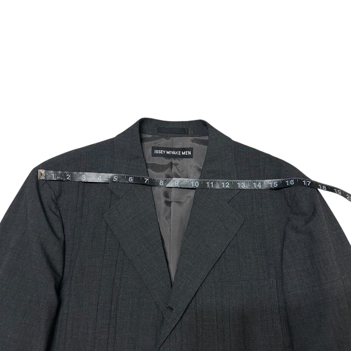 Issey Miyake 711 ISSEY MIYAKE MEN suit set up gray pleats design archive Size 40R - 9 Thumbnail