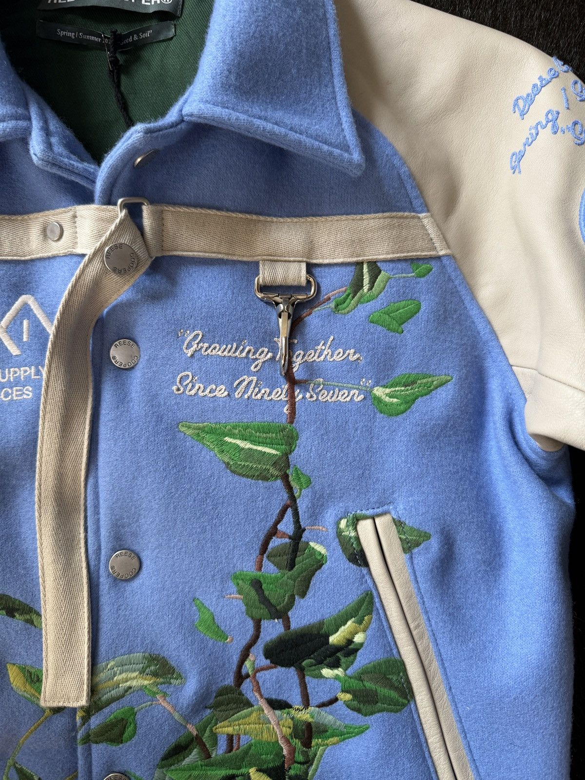 Reese Cooper Reese Cooper Embroidered Vibes Varsity Jacket Size US S / EU 44-46 / 1 - 4 Thumbnail