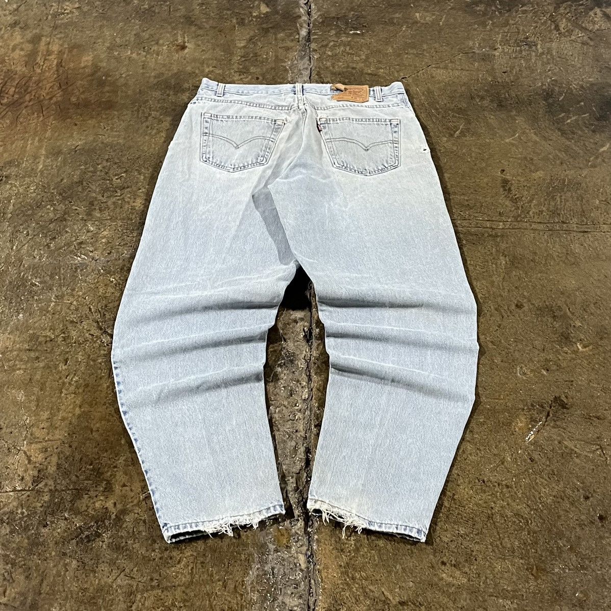Levi's × Vintage Crazy Vintage 90s Levi's 560 Faded Baggy Loose Fit Jeans Size US 36 / EU 52 - 1 Thumbnail