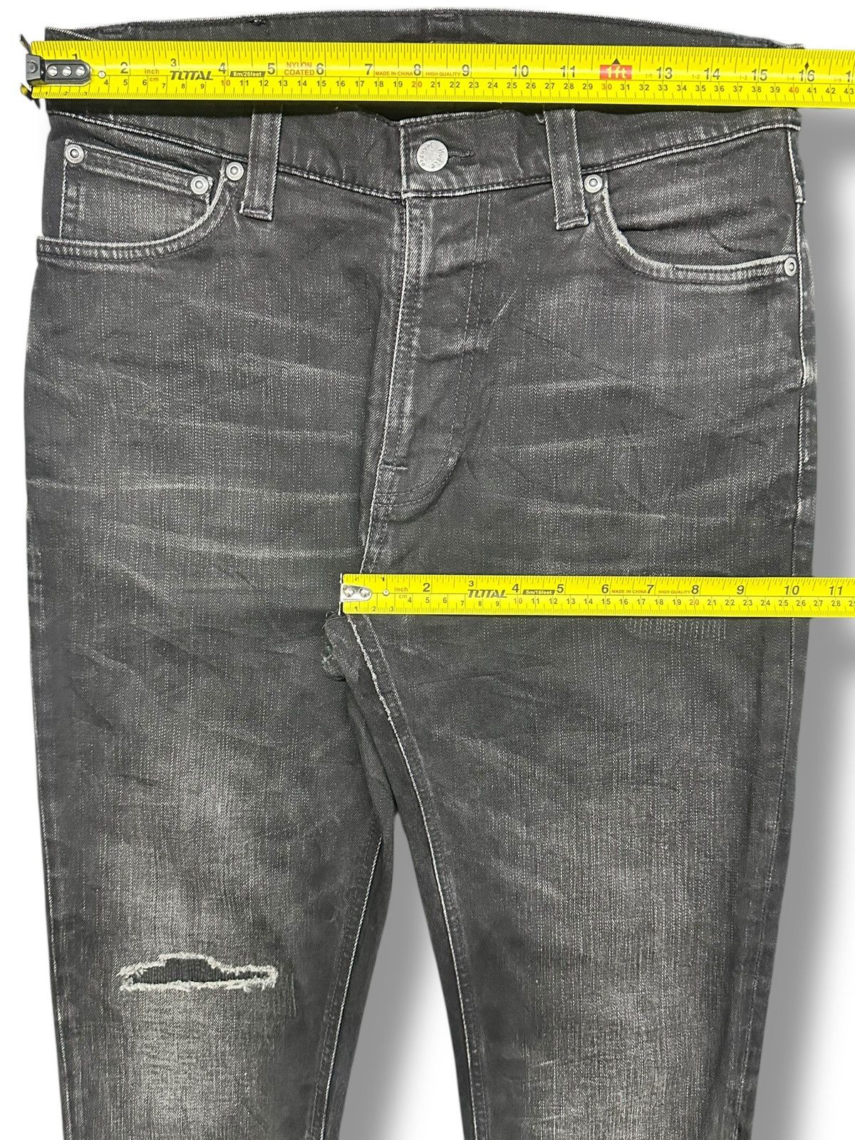 Nudie Jeans Vintage Nudie Jeans Skinny With Distressed and Faded Wash Size US 32 / EU 48 - 19 Thumbnail