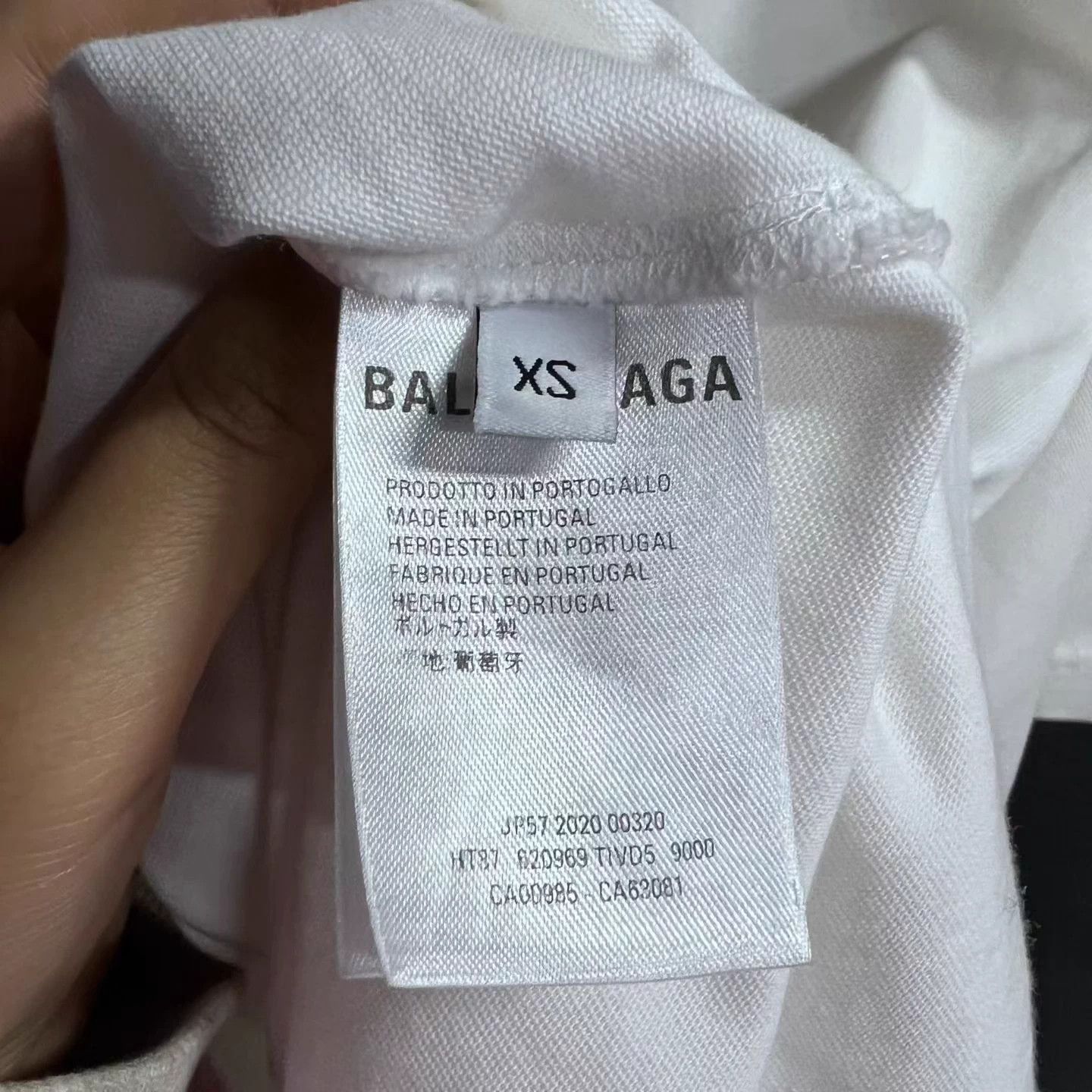 Balenciaga Balenciaga White Oversized Short Sleeve Tee XS NWT Size US XS / EU 42 / 0 - 4 Thumbnail