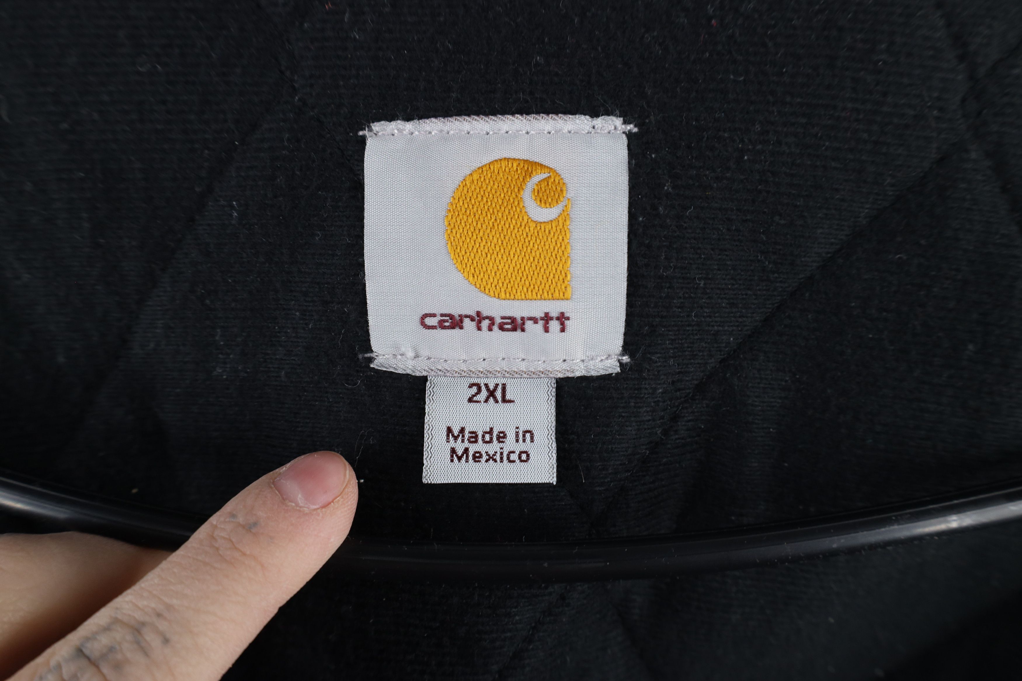 Carhartt × Vintage Vintage Y2K Carhartt Maintenance Canvas Hooded Jacket Size US XXL / EU 58 / 5 - 11 Thumbnail