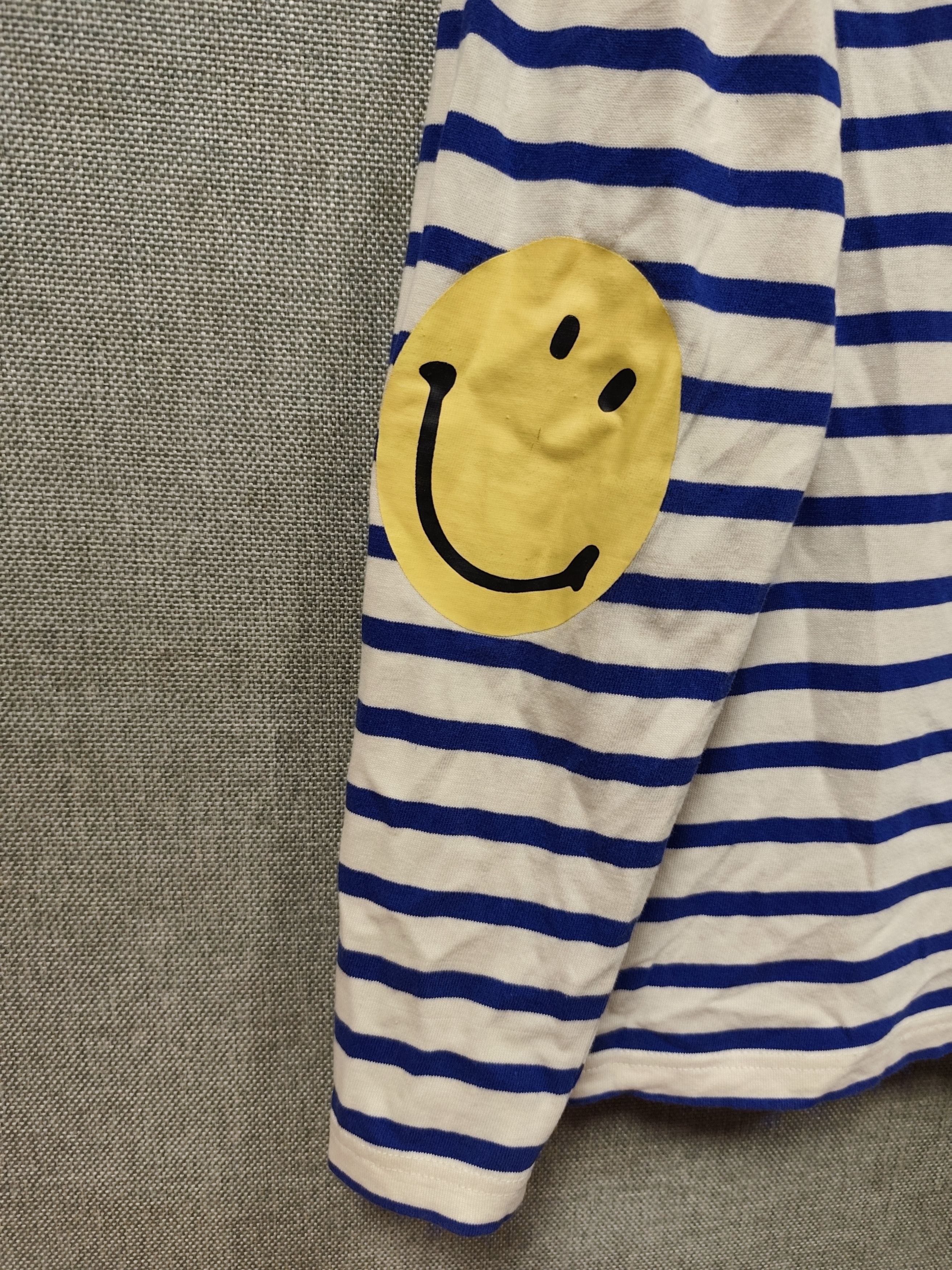Kapital Kapital Smiley Face Striped Long Sleeve Size US L / EU 52-54 / 3 - 4 Thumbnail