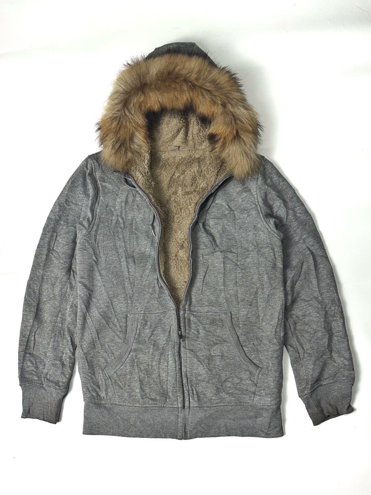 If Six Was Nine × Japanese Brand × Le Grande Bleu (L.G.B.) Fur zip hoodie style uniqlo Size US L / EU 52-54 / 3 - 1 Thumbnail