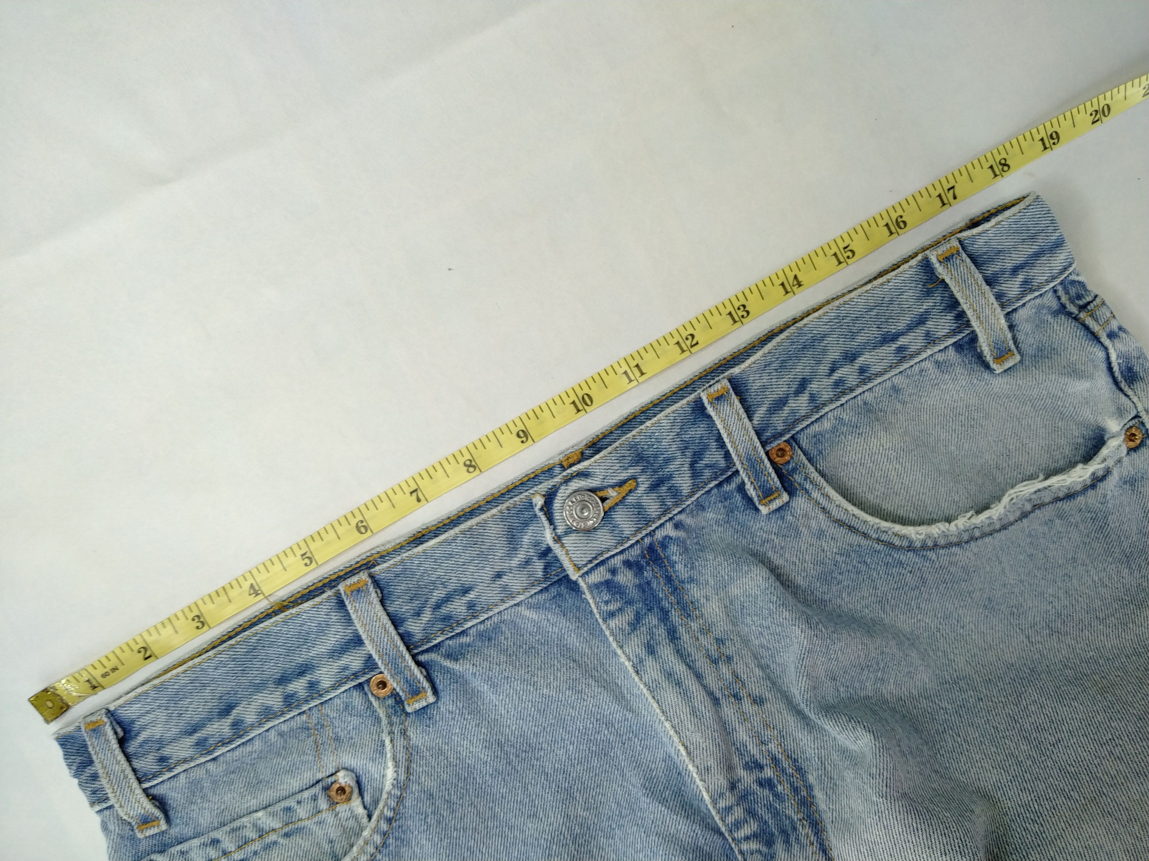Japanese Brand Light Blue Vintage Levi's 550 USA Denim 36x33.5 -JN560 Size US 36 / EU 52 - 5 Thumbnail