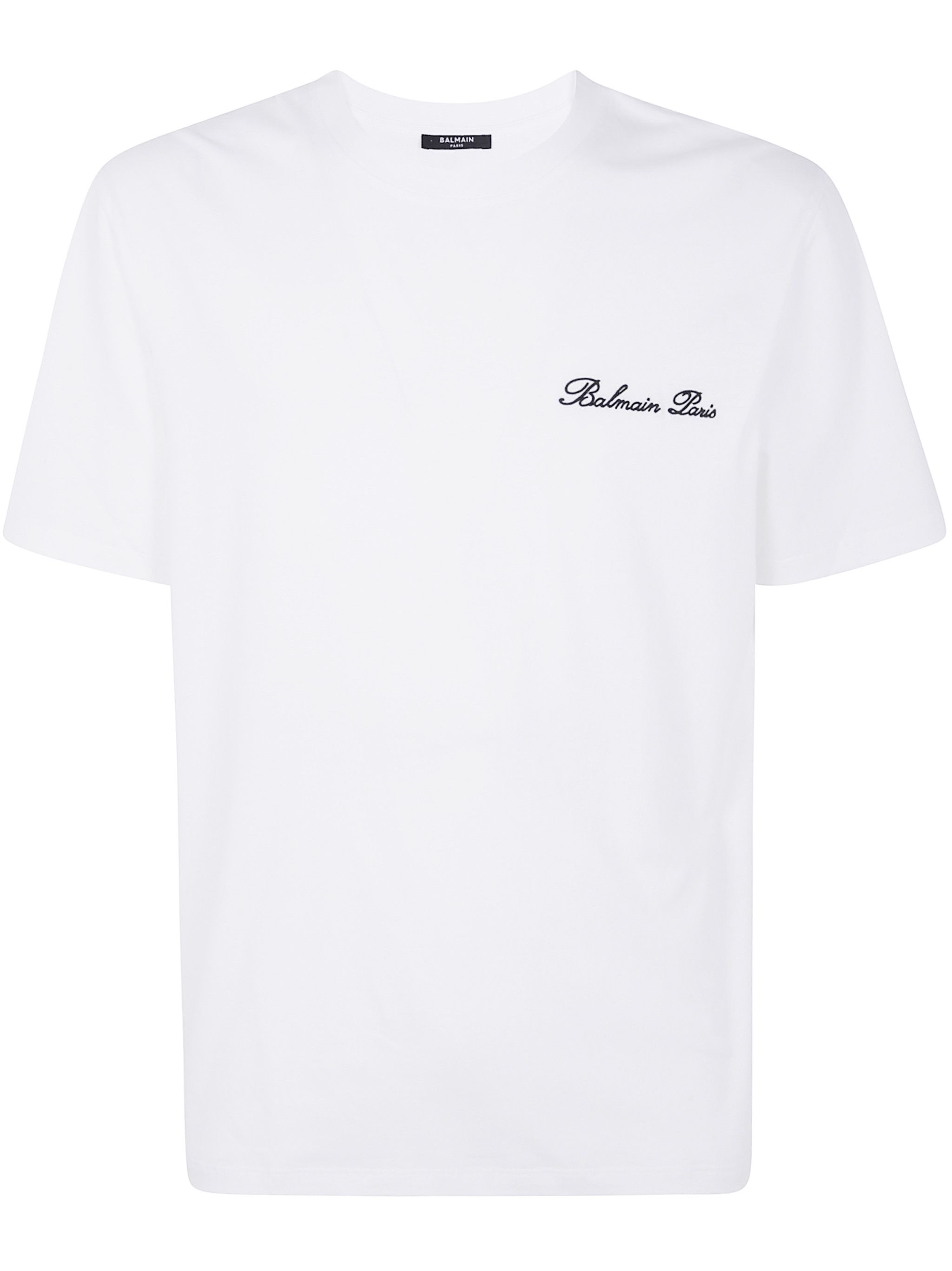 Balmain "BALMAIN SIGNATURE" EMBROIDERED T SHIRT REGULAR FIT Size US XL / EU 56 / 4 - 1 Thumbnail