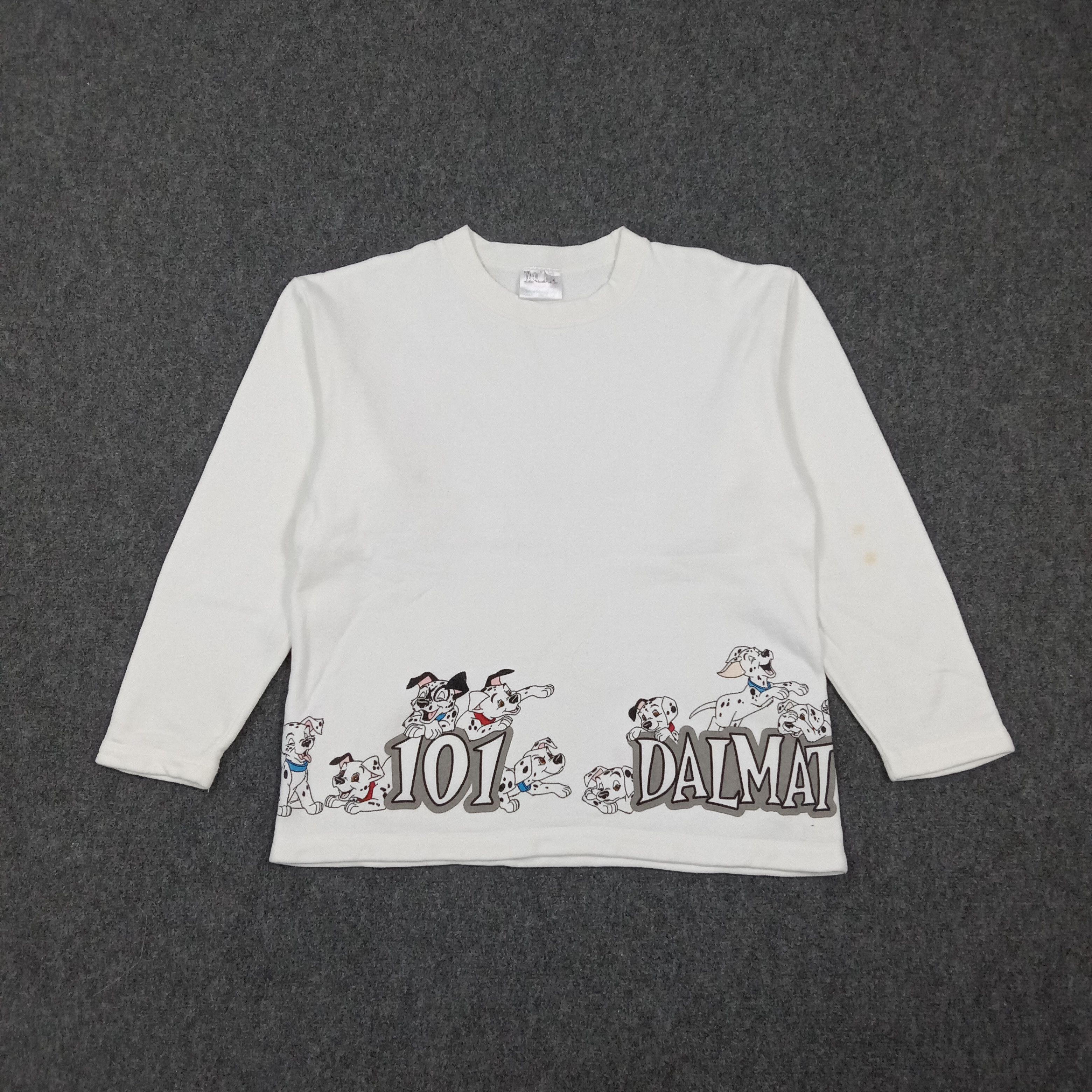 Disney 90's Tokyo Disney 101 Dalmatians Sweatshirt C283N26 Size US M / EU 48-50 / 2 - 1 Thumbnail