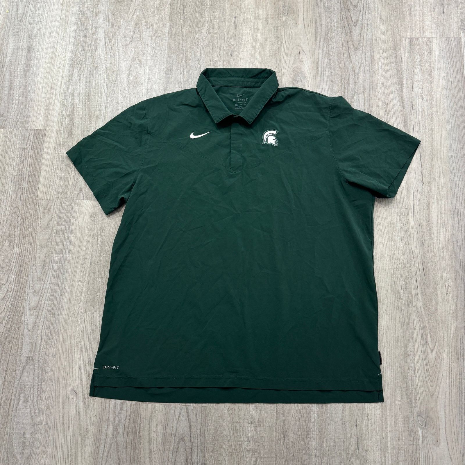 Nike Nike Michigan State Spartans Polo Shirt Mens 2XL DriFIT Size US XXL / EU 58 / 5 - 1 Thumbnail