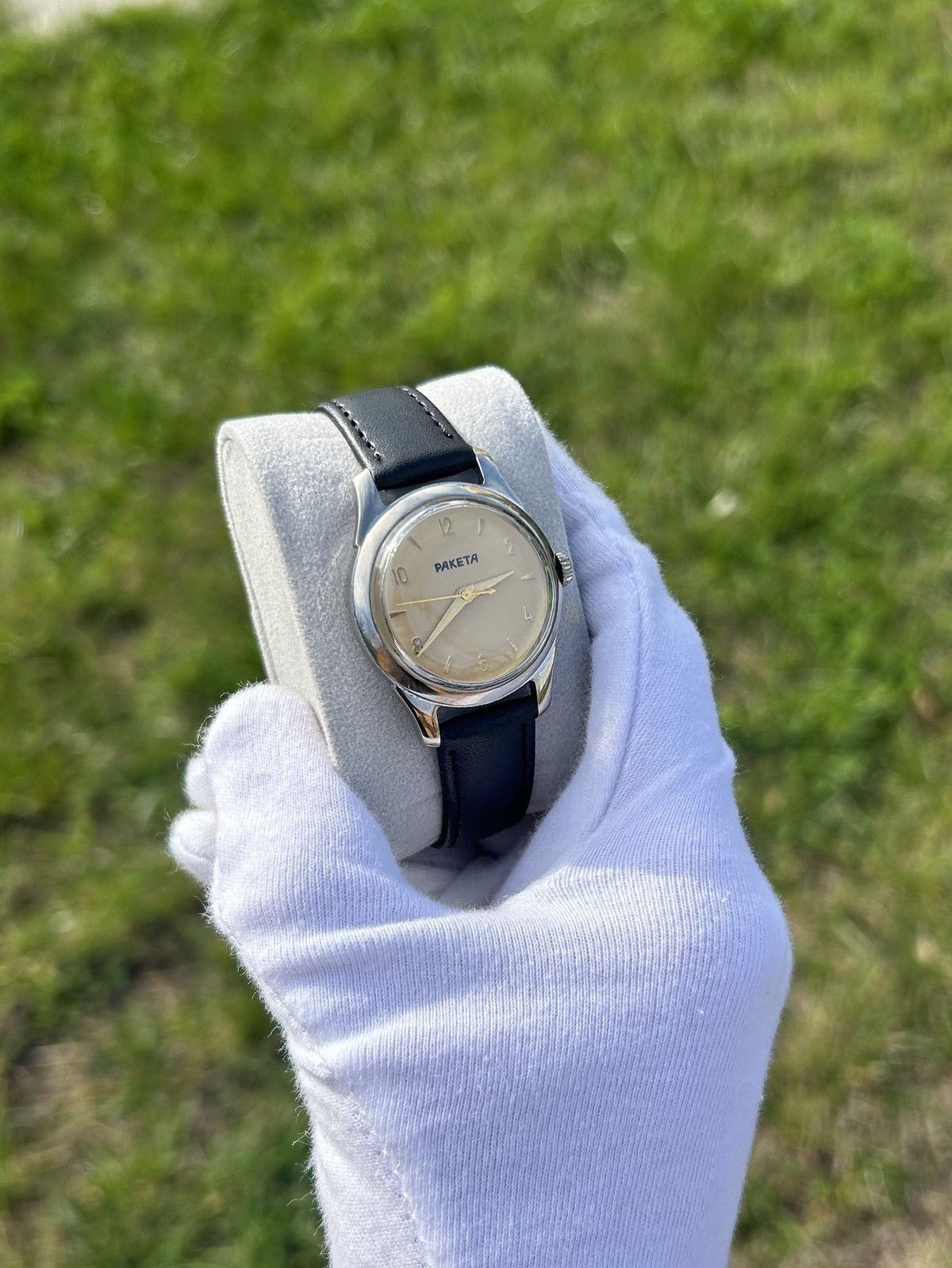 Vintage Vintage Watch Raketa USSR Soviet Mechanical 1950s Size ONE SIZE - 4 Thumbnail