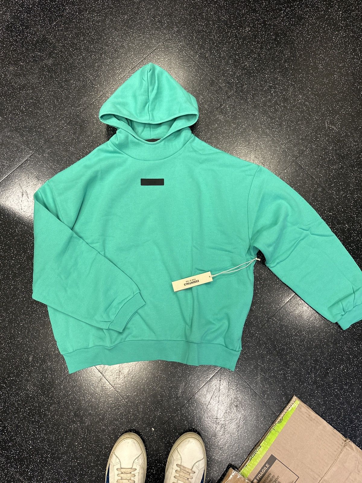 Essentials Fear Of God Mint Leaf Hoodie