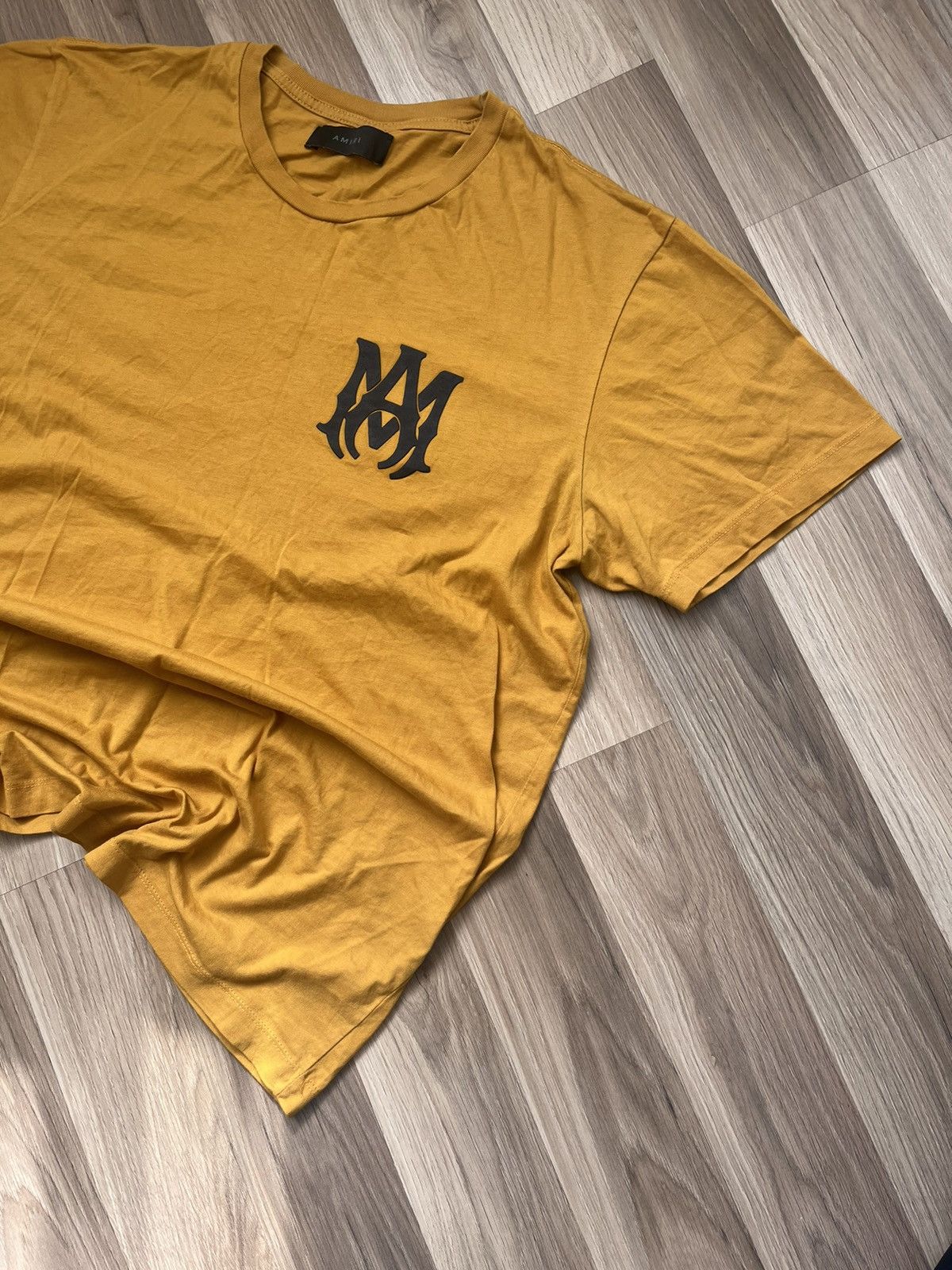 Amiri Y2K AMIRI T SHIRT DOUBLE LOGO DRILL Size US XL / EU 56 / 4 - 5 Thumbnail