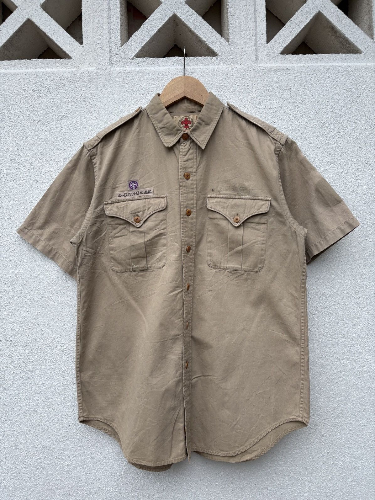 Ralph Lauren Vintage 1980 Boy Scout of America Shirt by Polo Ralph Lauren Size US L / EU 52-54 / 3 - 1 Thumbnail