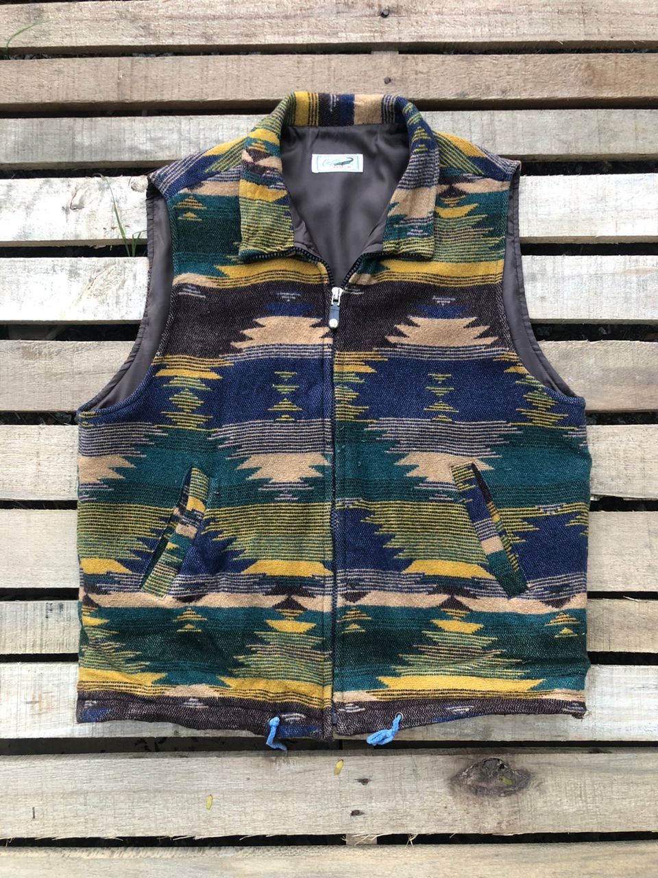 Vintage Vintage Crocodile Navajo Patterned Vest Size US M / EU 48-50 / 2 - 1 Thumbnail
