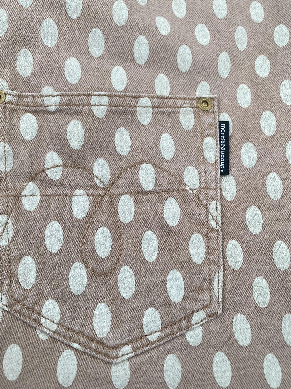 Issey Miyake MERCIBEAUCOUP Polka Dot Double Face Jeans Size US 30 / EU 46 - 6 Thumbnail