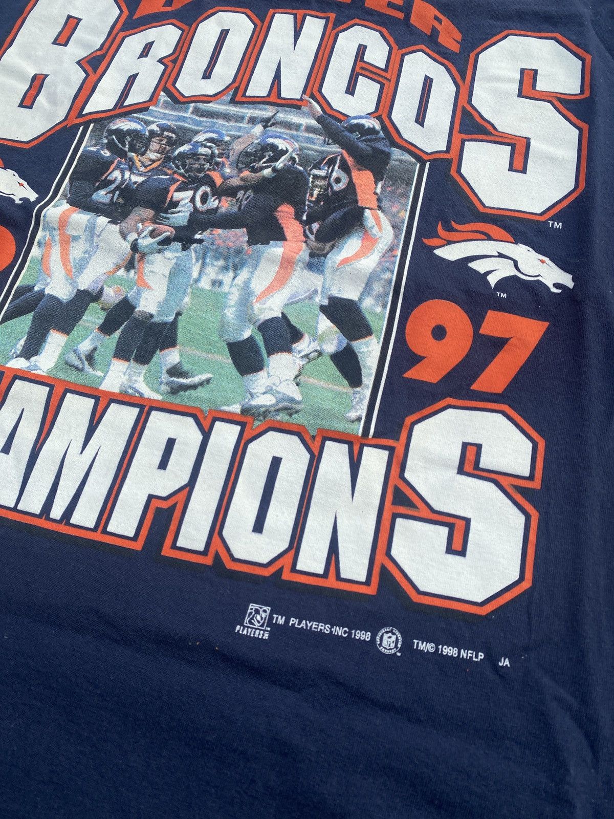 Vintage 1997 Denver Broncos Champions shirt sz XL Size US XL / EU 56 / 4 - 3 Thumbnail