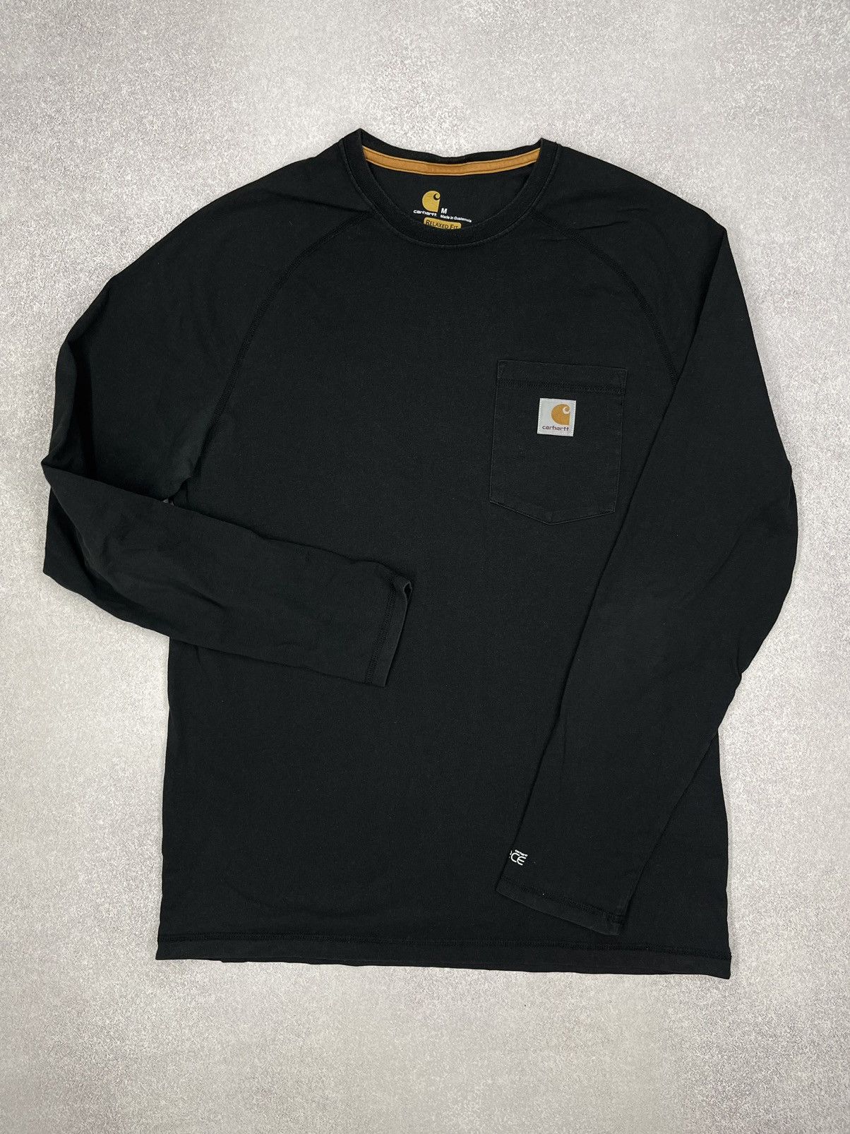 Carhartt Vintage Carhartt Force Cotton Longsleeve Black Y2K Size US M / EU 48-50 / 2 - 2 Thumbnail