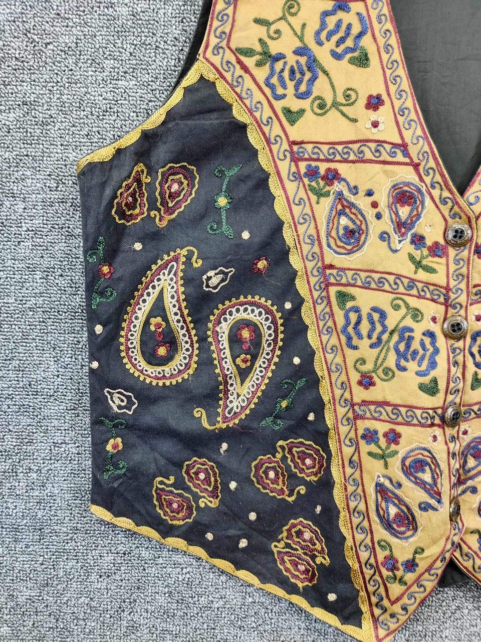 Japanese Brand Vintage Solutions Ethnic Button Ups Vest Nice Design Size US L / EU 52-54 / 3 - 4 Thumbnail