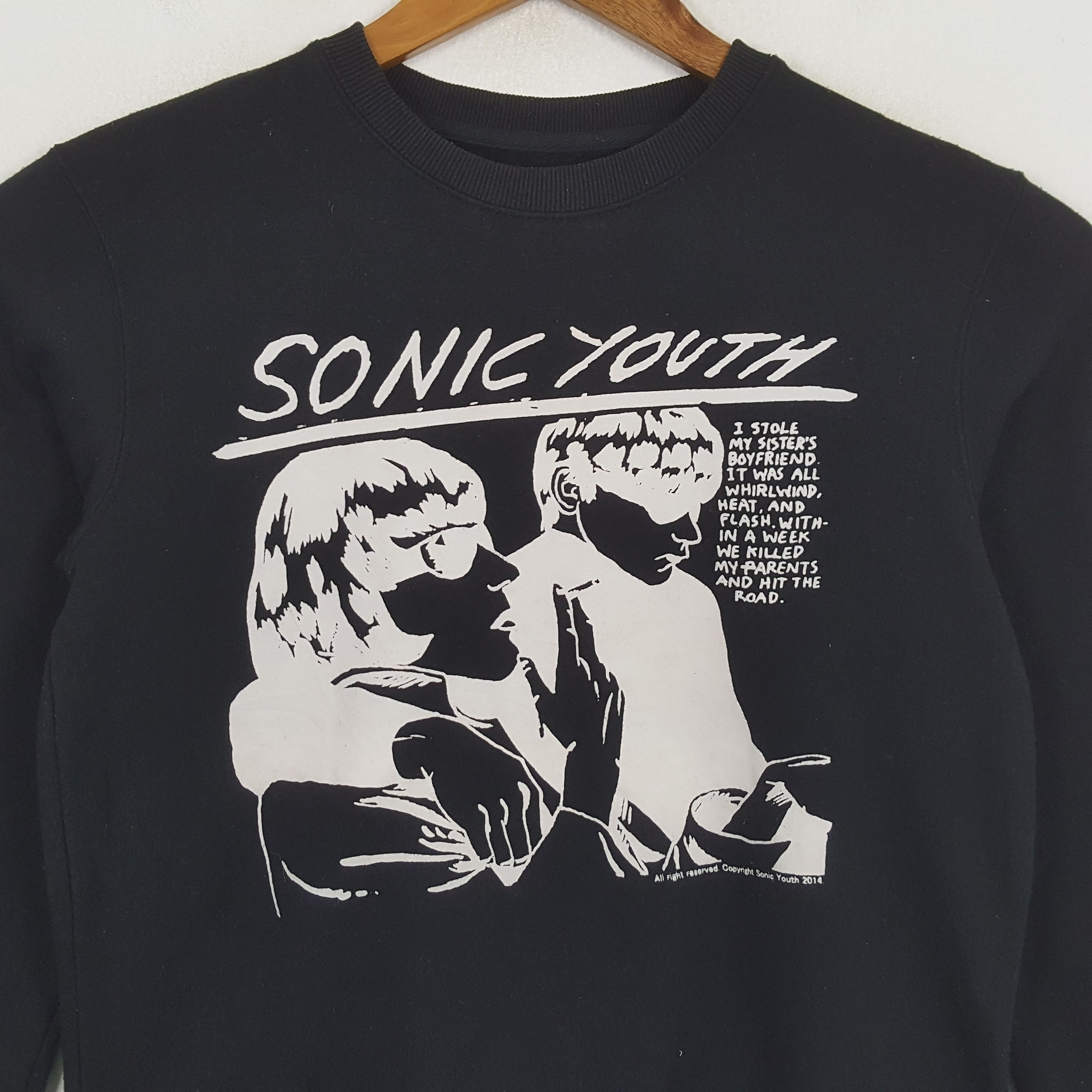 Band Tees × Vintage Vintage SONIC YOUTH American Rock Band Sweatshirt Size US XS / EU 42 / 0 - 2 Thumbnail