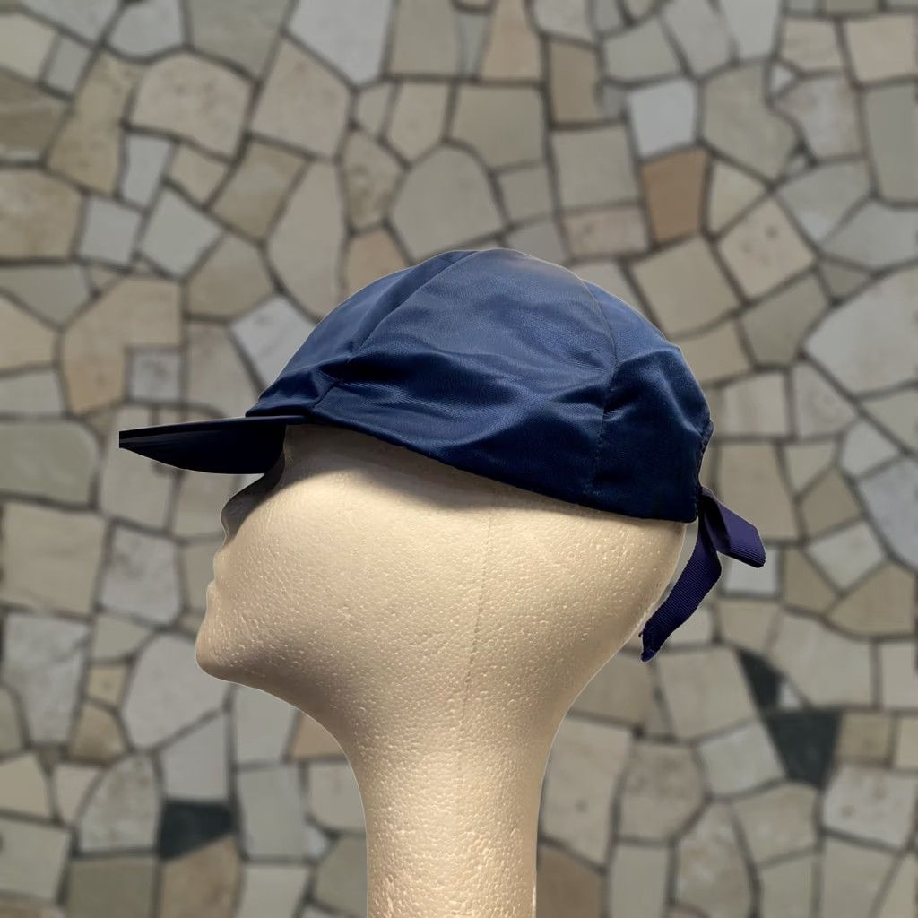 DKNY VINTAGE DKNY Hat Large Mens Blue Silky 1990s Adjustable Some Small Marks Size ONE SIZE - 1 Thumbnail
