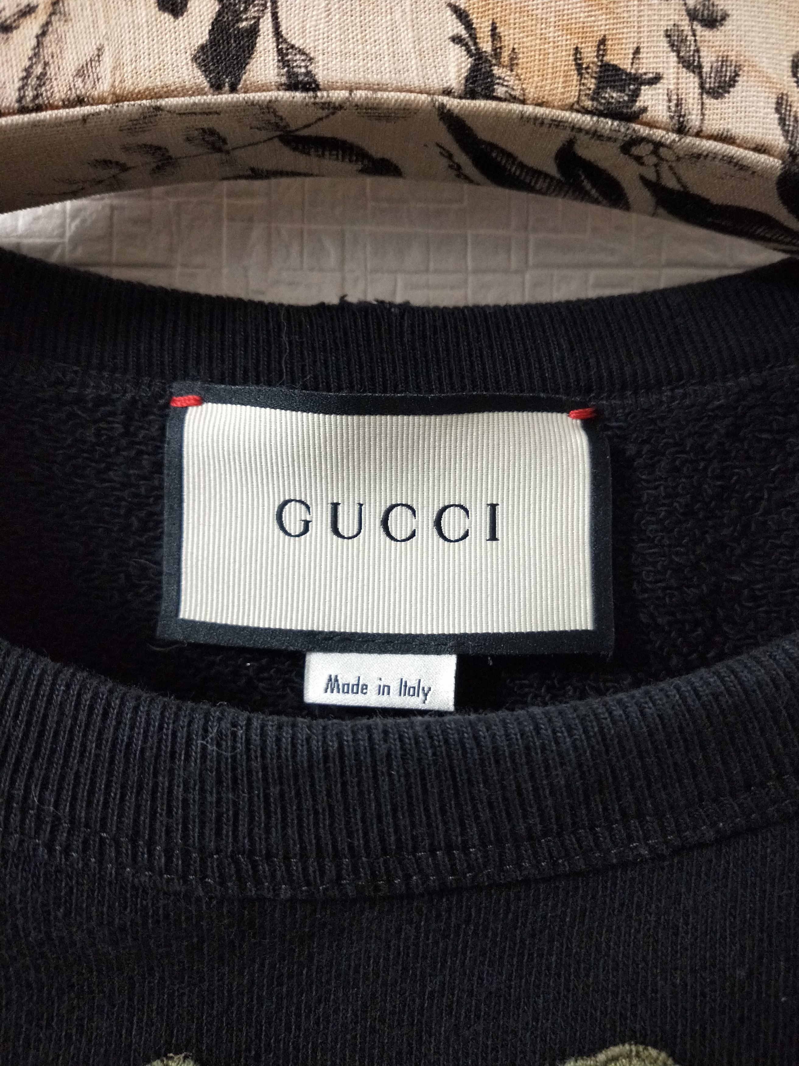 Gucci Floral Embroidered Logo Sweatshirt Size US L / EU 52-54 / 3 - 4 Thumbnail