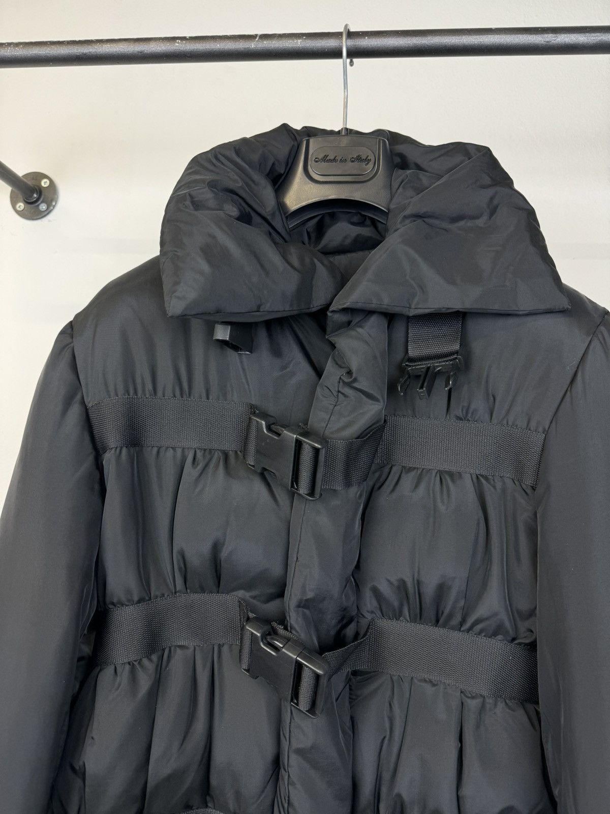 Jean Paul Gaultier AW2003 Jean Paul Gaultier bondage belted puffer jacket Size US M / EU 48-50 / 2 - 6 Thumbnail