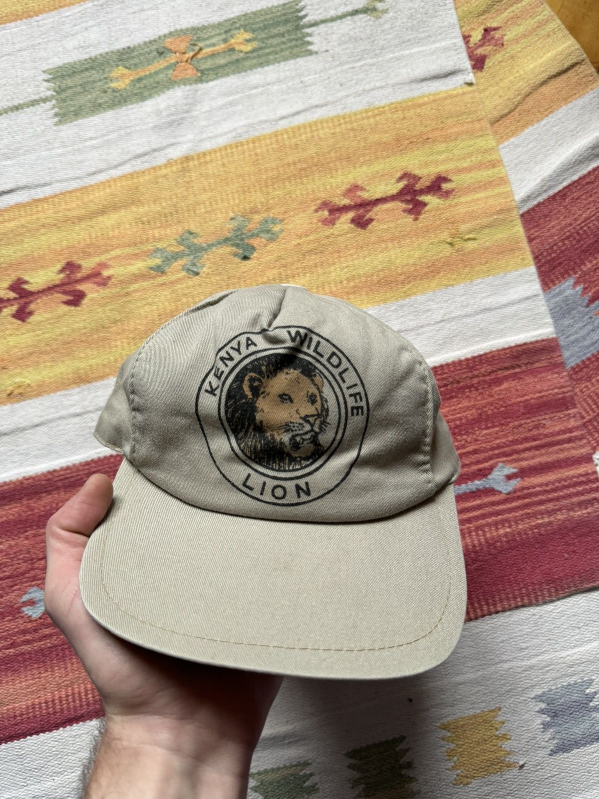 Camel Vintage 90’s Kenya Wildlife Safari Africa Hat Size ONE SIZE - 2 Thumbnail