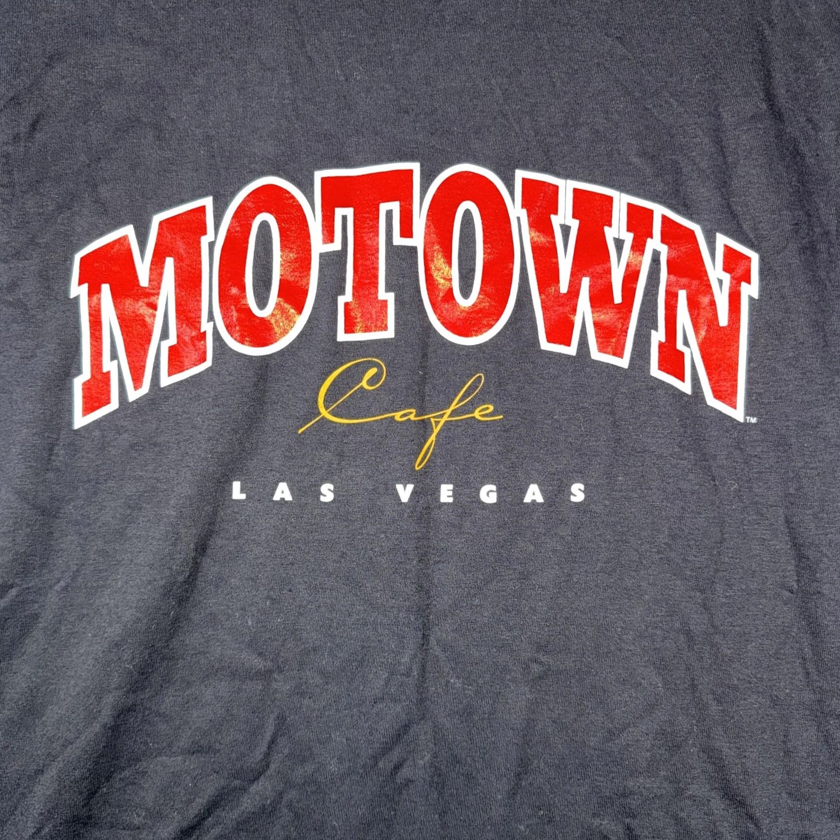 Vintage VINTAGE Motown Cafe Las Vegas Black Graphic T-Shirt Mens L Crew Neck Short Sleeve Cotton United States Size US L / EU 52-54 / 3 - 5 Thumbnail