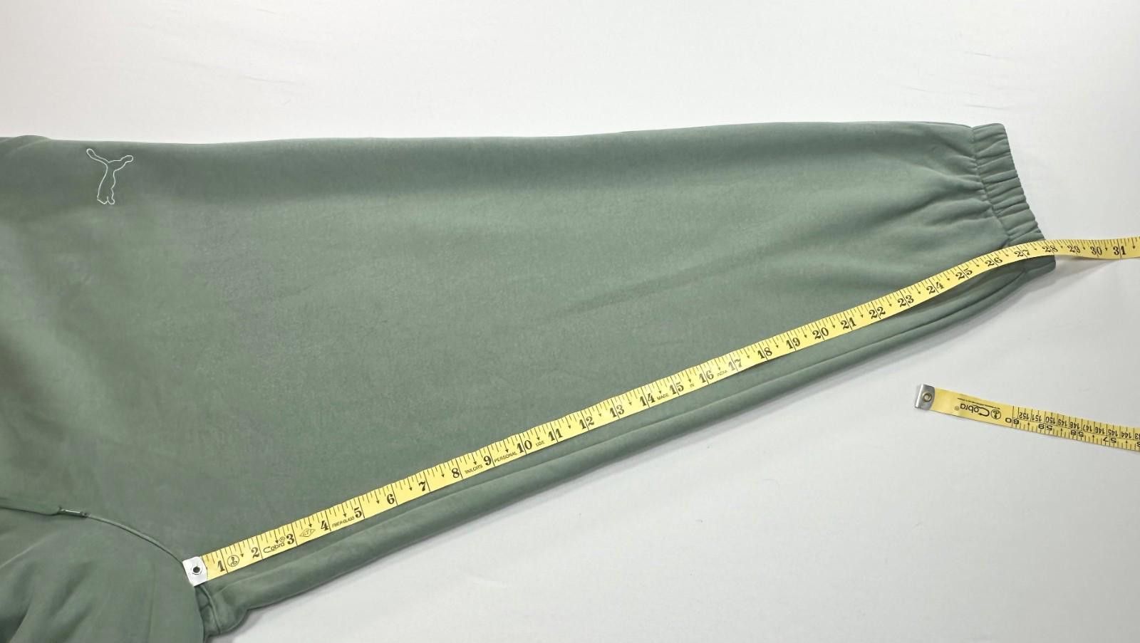 Puma Puma Elastic Waist Drawstring Sweatpants Green Unisex 2XL Size US 40 / EU 56 - 9 Thumbnail