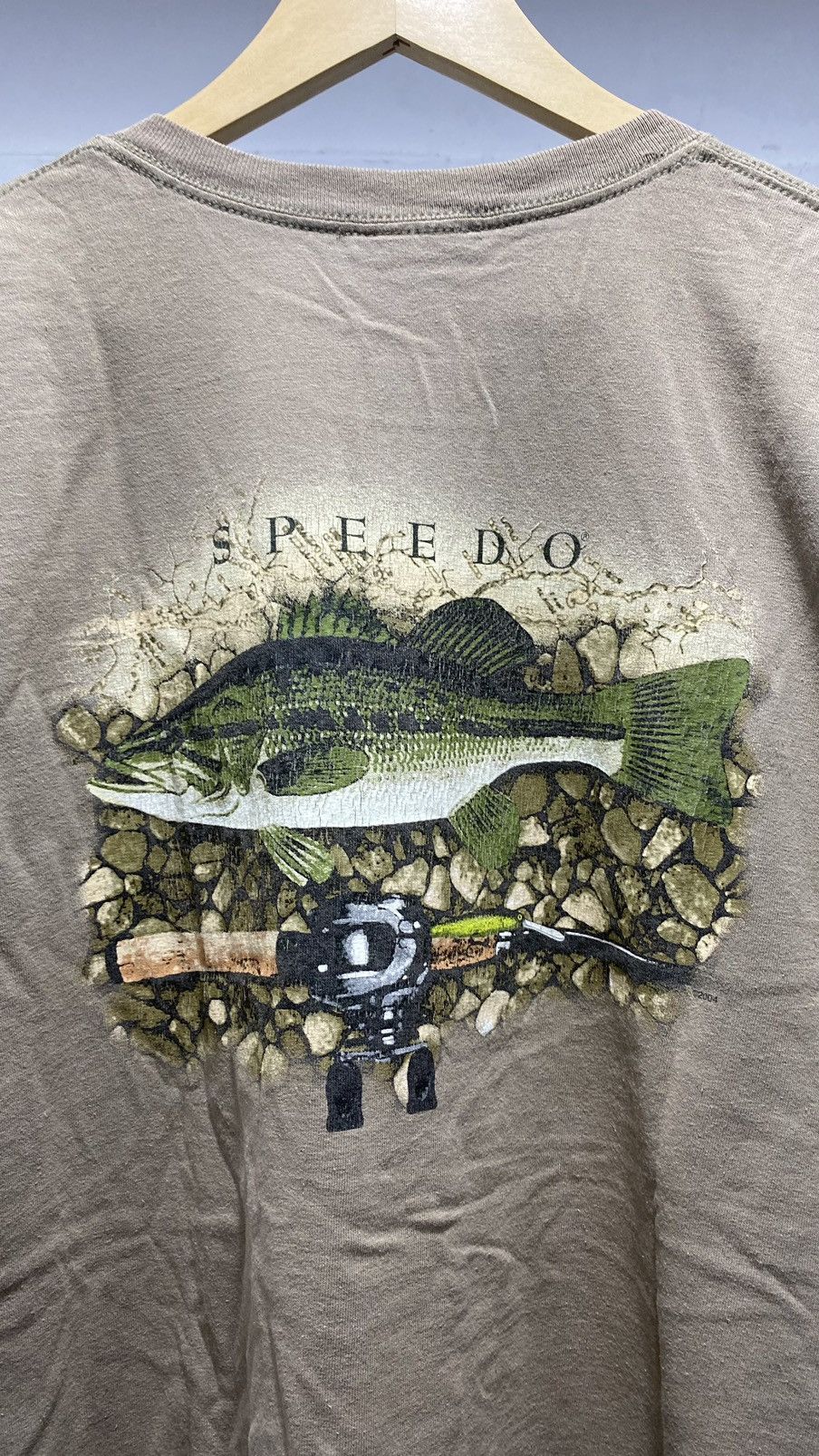 Speedo × Vintage 💥Vintage 2004 Speedo Graphics Backhit Baits Tee Size US XL / EU 56 / 4 - 3 Thumbnail
