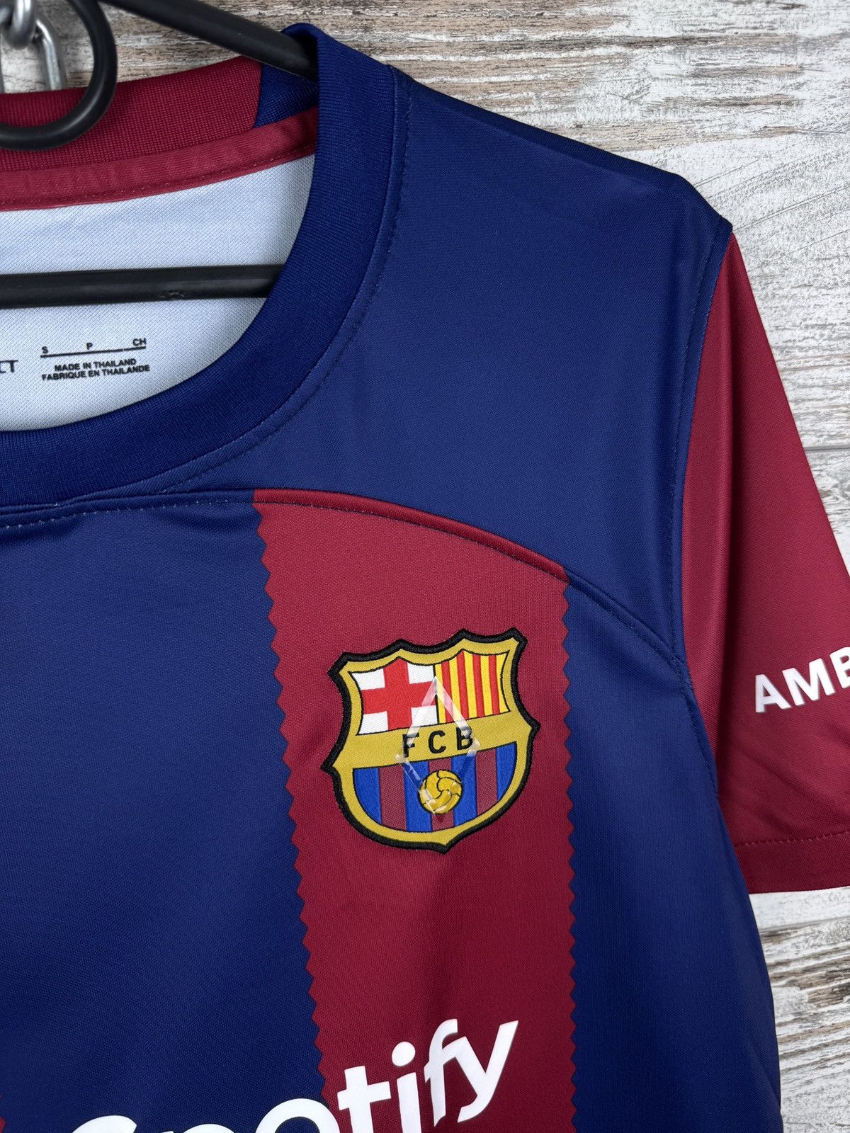 Nike Mens Nike FC Barcelona soccer jersey T-shirt tee training Size US S / EU 44-46 / 1 - 8 Thumbnail