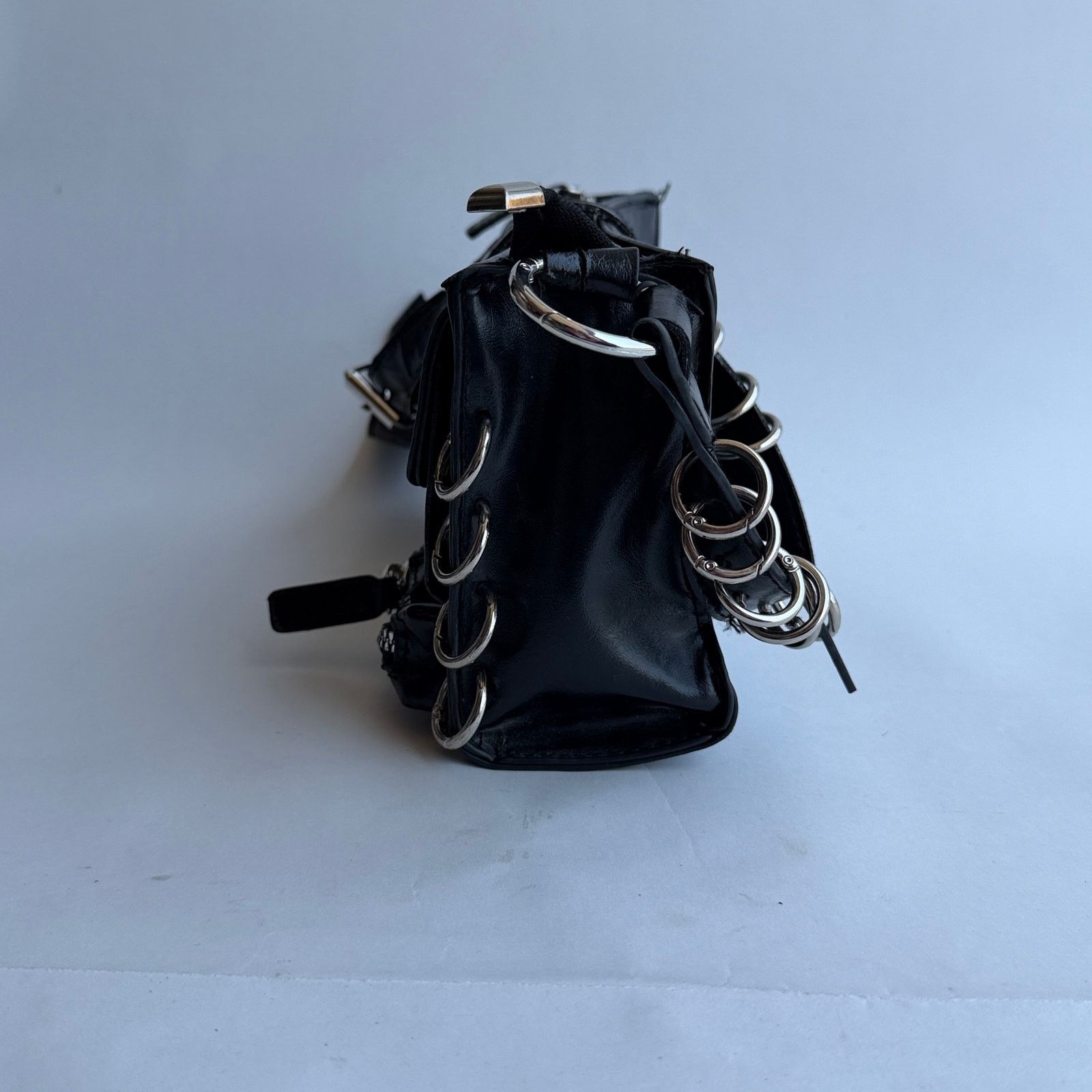 Other Y2K Punk O-Ring Utility Shoulder Bag Goth Cyber Grunge Purse Size ONE SIZE - 5 Thumbnail