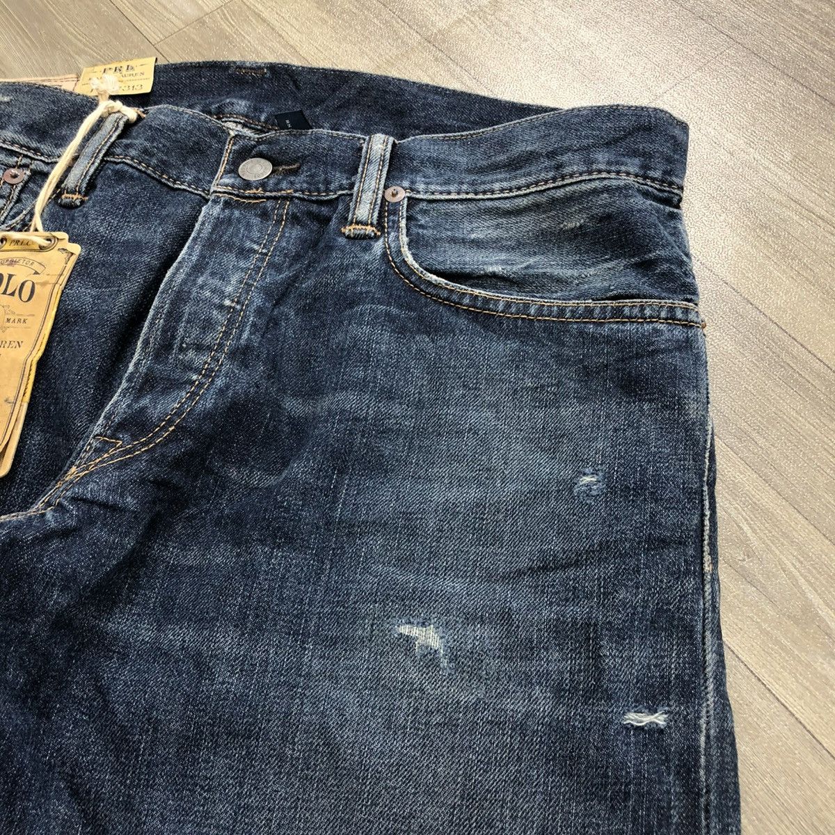 Polo Ralph Lauren × Vintage Vintage Polo Ralph Lauren PRL Distressed Jeans With Tag Size US 34 / EU 50 - 6 Thumbnail