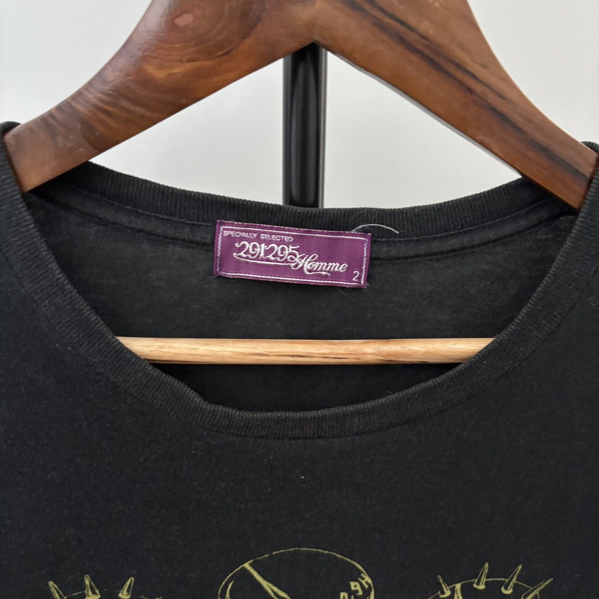 Japanese Brand 291295 Homme Skulls T Shirt Black 18.5x25 Size US S / EU 44-46 / 1 - 7 Thumbnail
