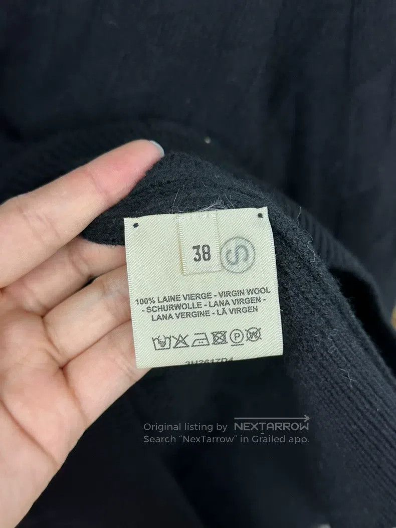 Hermes Hermes Black Textured Knit Long Sleeve Shirt Size XS / US 0-2 / IT 36-38 - 5 Thumbnail