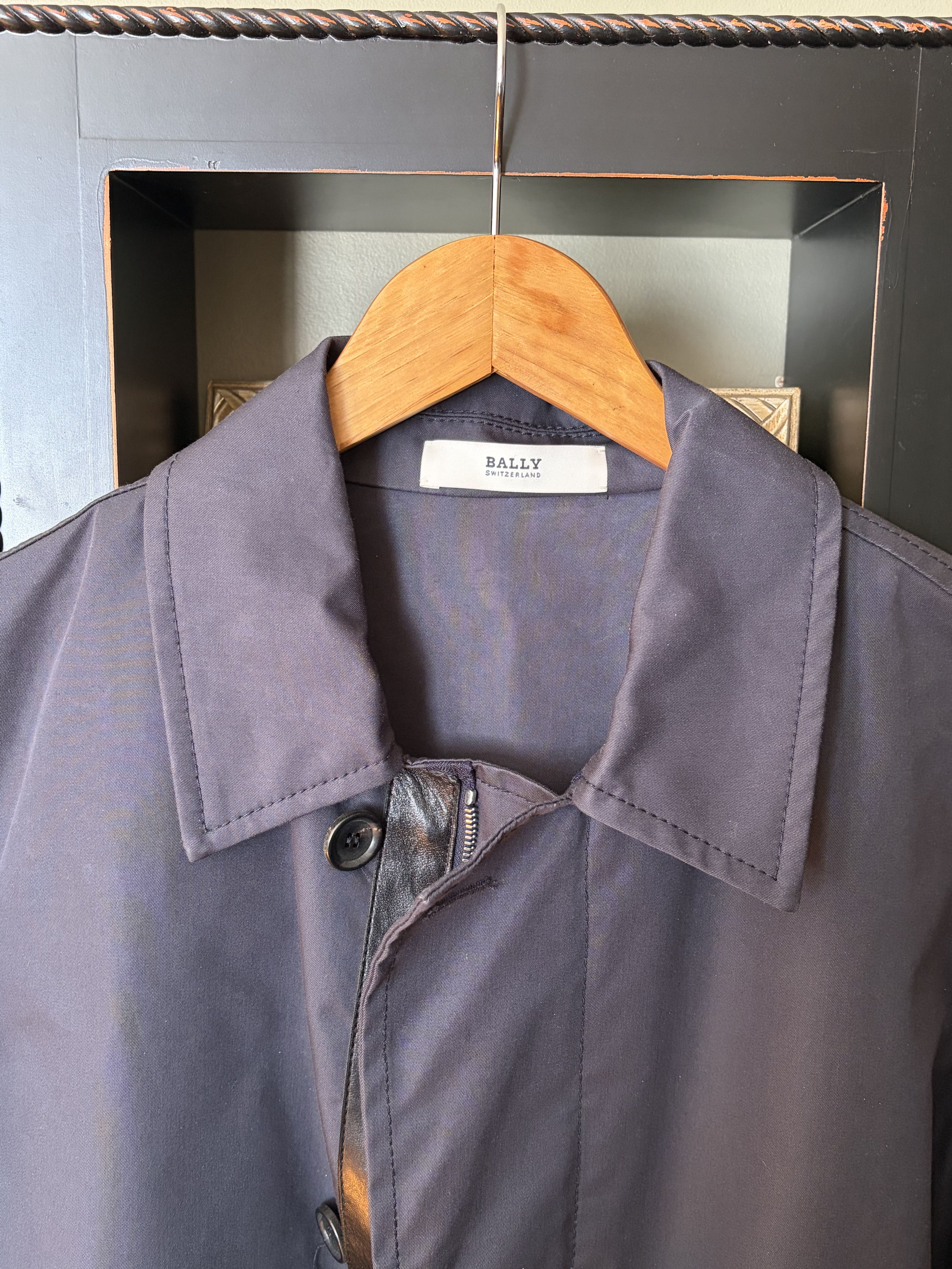 Bally Bally midnight blue Trench Coat size 52 NWT Size US L / EU 52-54 / 3 - 2 Thumbnail