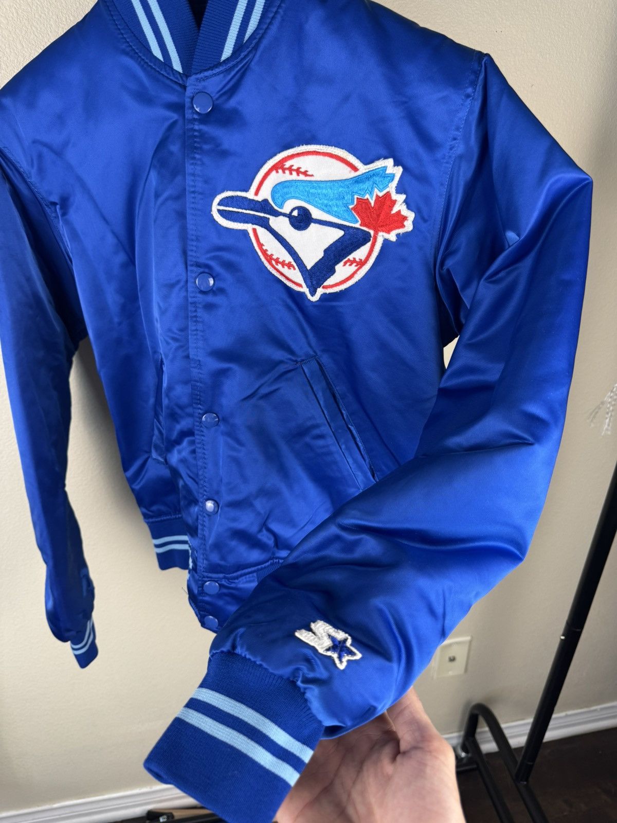 Starter Men’s rare 90’s Toronto Blue Jays Satin starter Jacket Size US XS / EU 42 / 0 - 4 Thumbnail