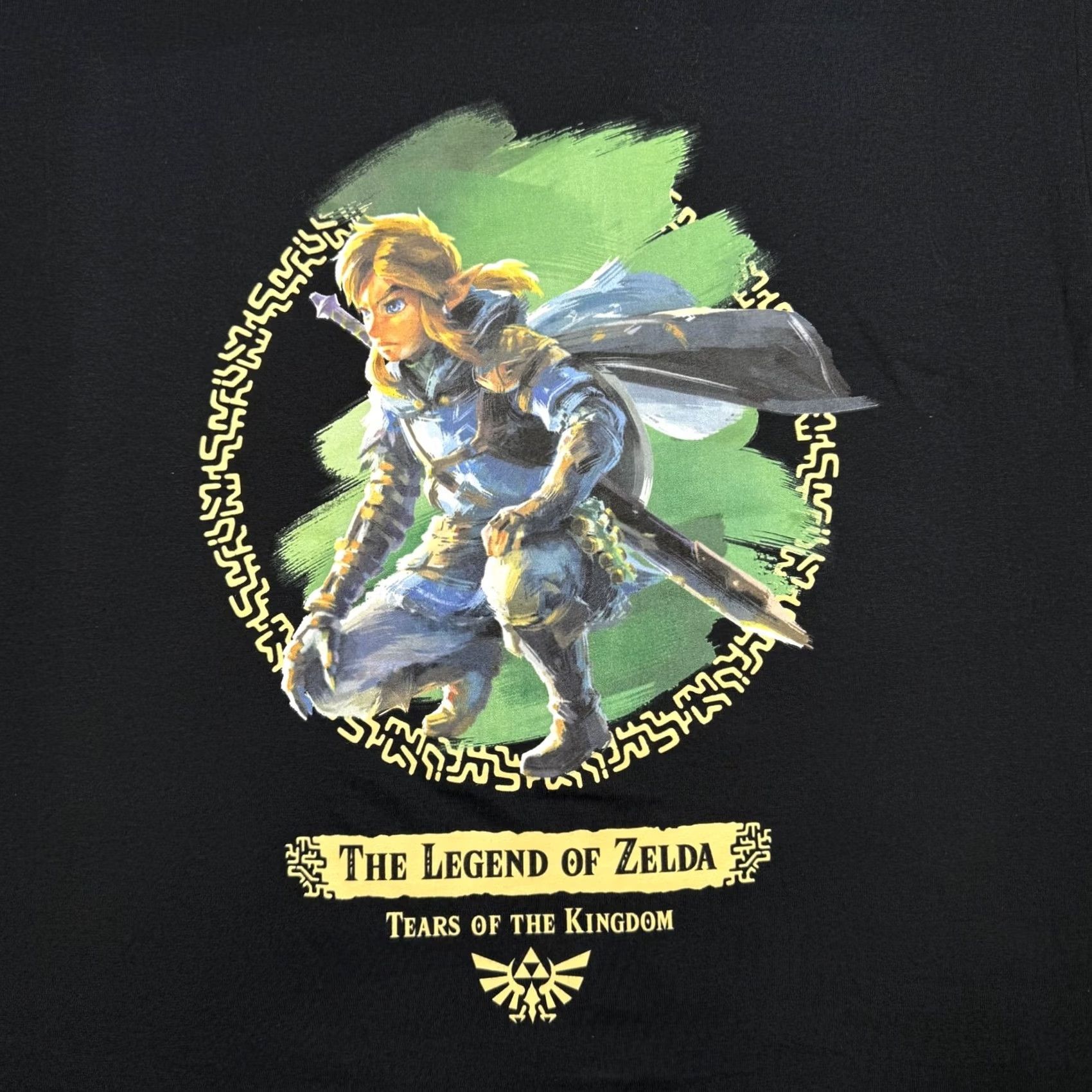 Vintage Zelda Legend Of The Kingdom Graphic T Shirt Men's L Black Game Tee Size US L / EU 52-54 / 3 - 3 Thumbnail