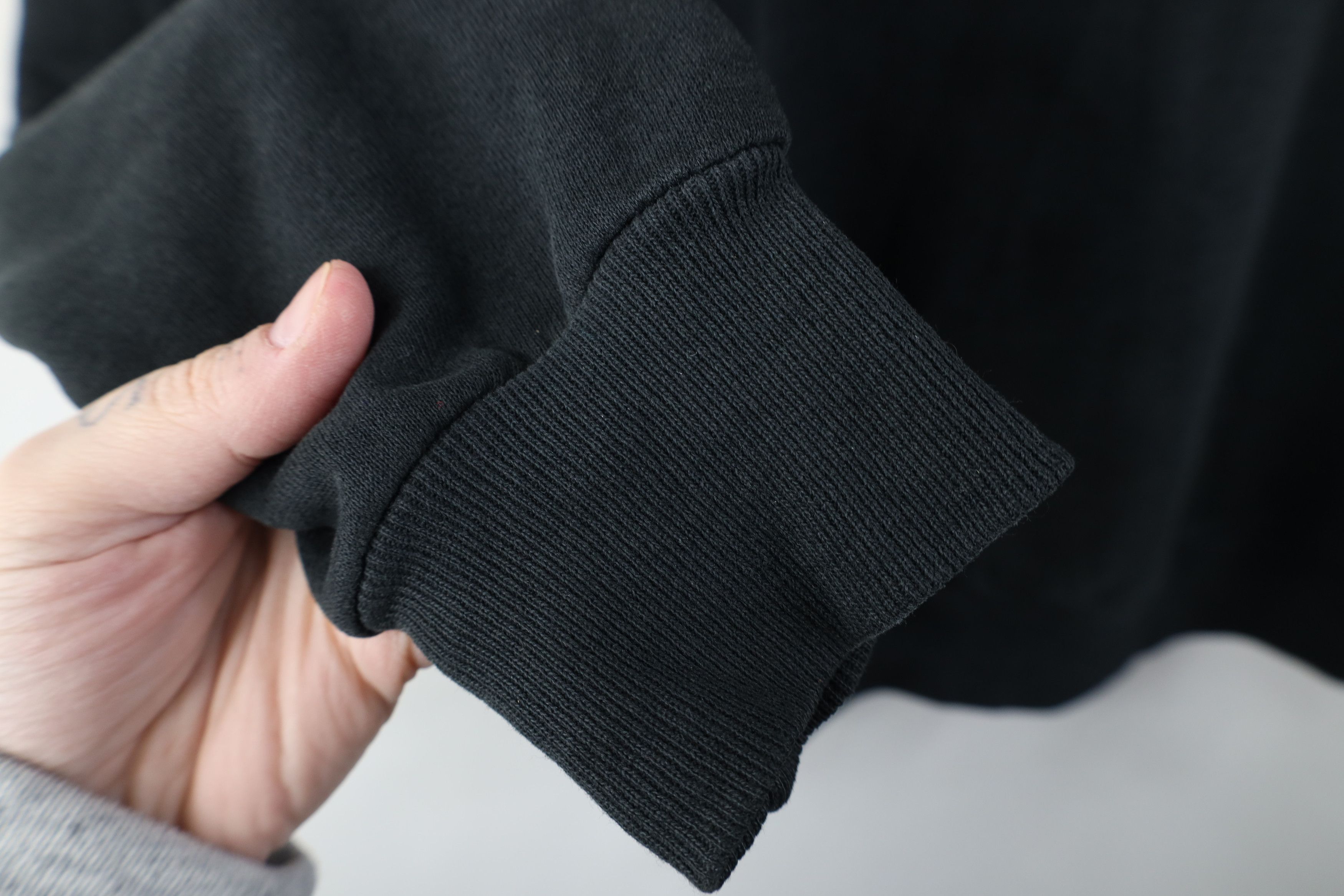 Vintage Vintage 90s Streetwear Blank Crewneck Sweatshirt Black USA Size US L / EU 52-54 / 3 - 8 Thumbnail