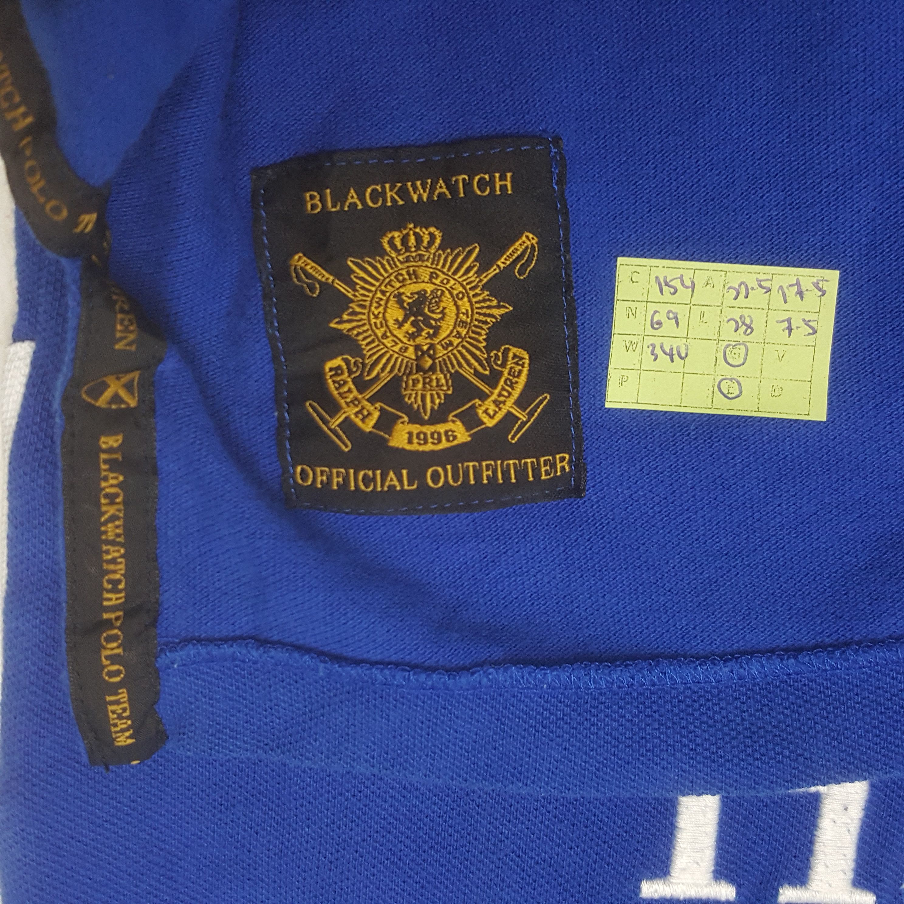 Polo Ralph Lauren Vintage Polo Ralph Lauren Blackwatch Polo Team Polos Size US L / EU 52-54 / 3 - 6 Thumbnail