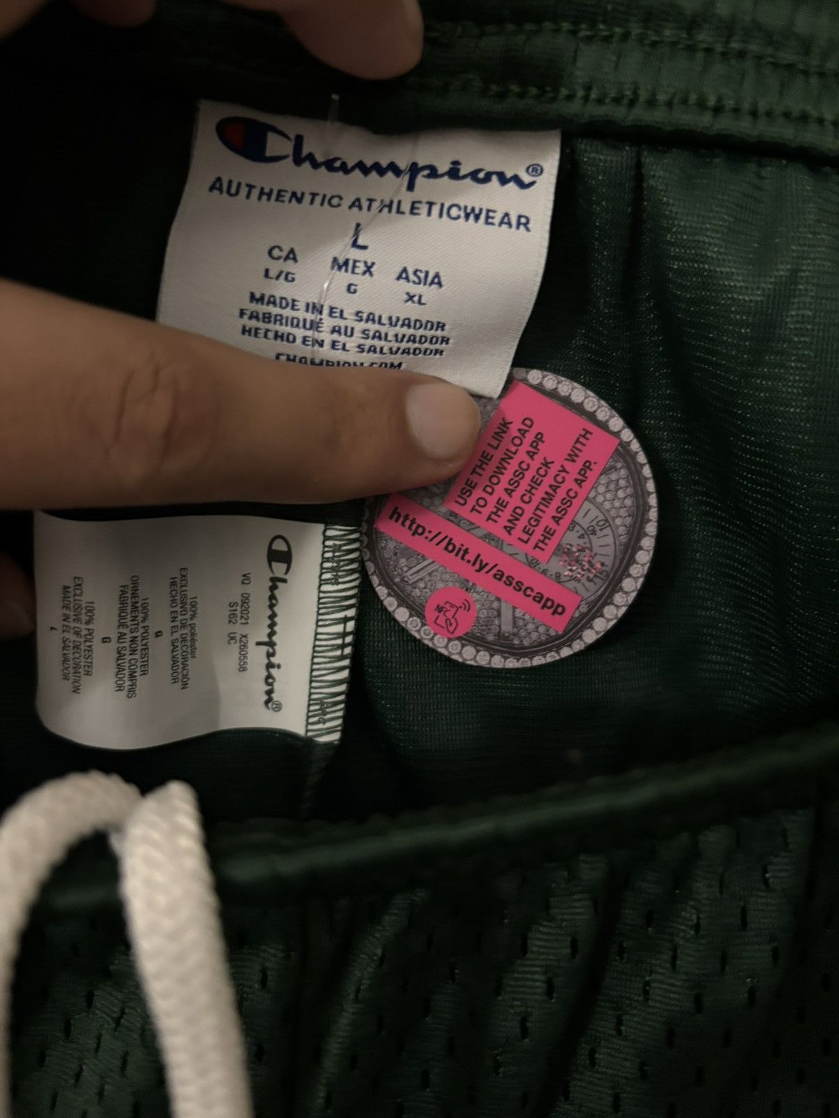 Anti Social Social Club Anti Social Social Club x Champion Mesh Shorts Size US 35 - 4 Thumbnail