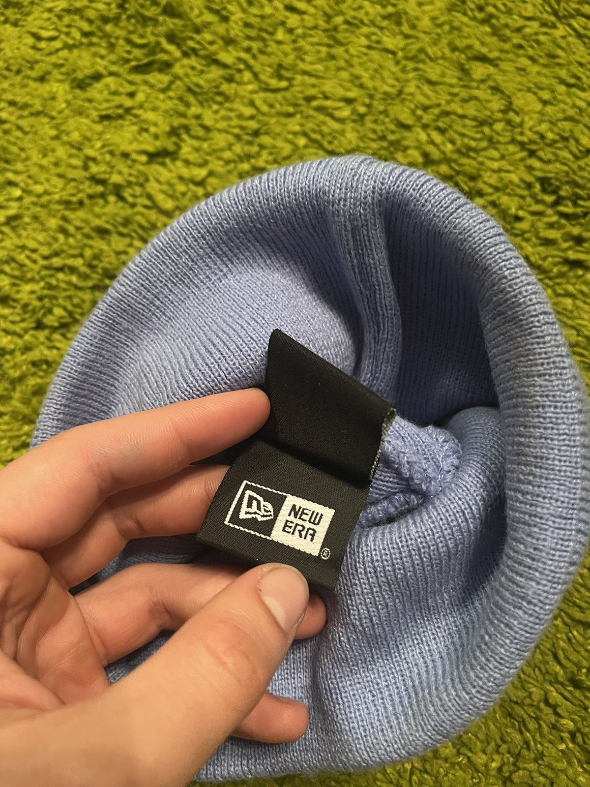 New Era × Supreme Supreme x New Era knit logo beanie hat Size 32 - 8 Thumbnail