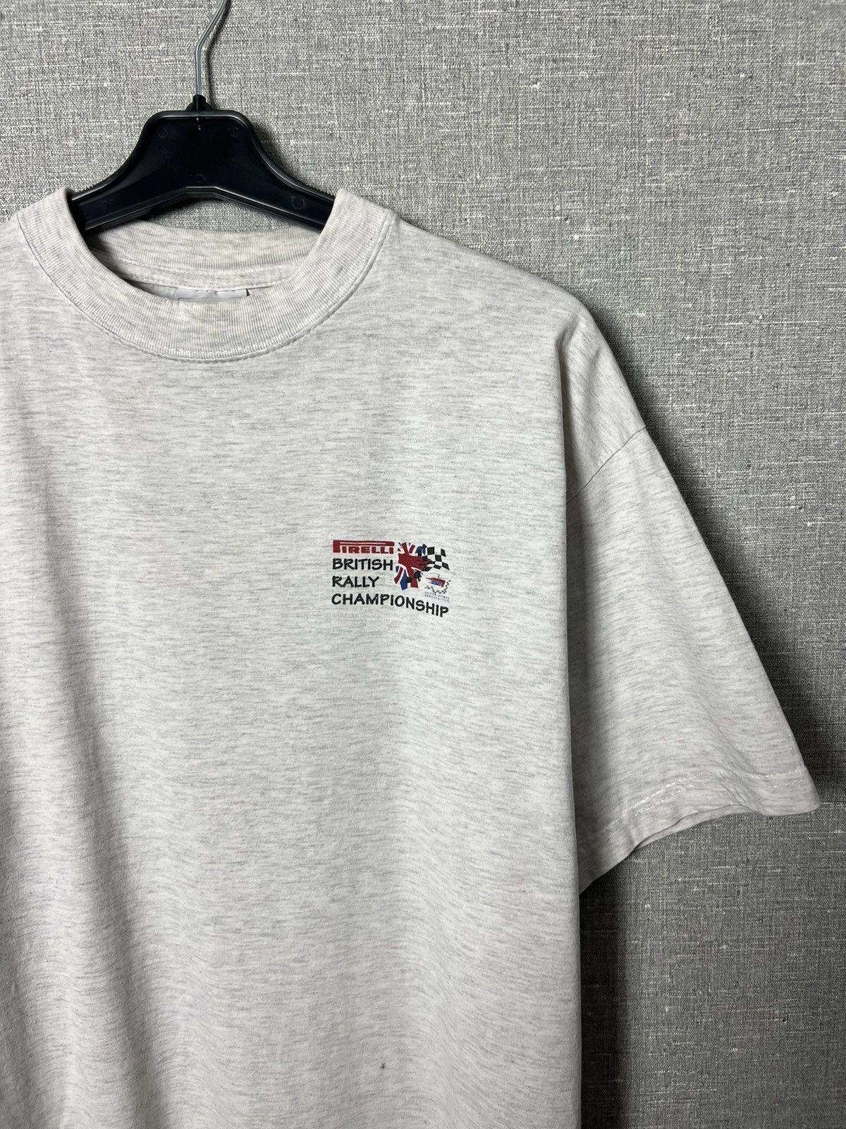 Pirelli Vintage 90s Pirelli British Rally Championship MSA Tee Size US L / EU 52-54 / 3 - 12 Thumbnail
