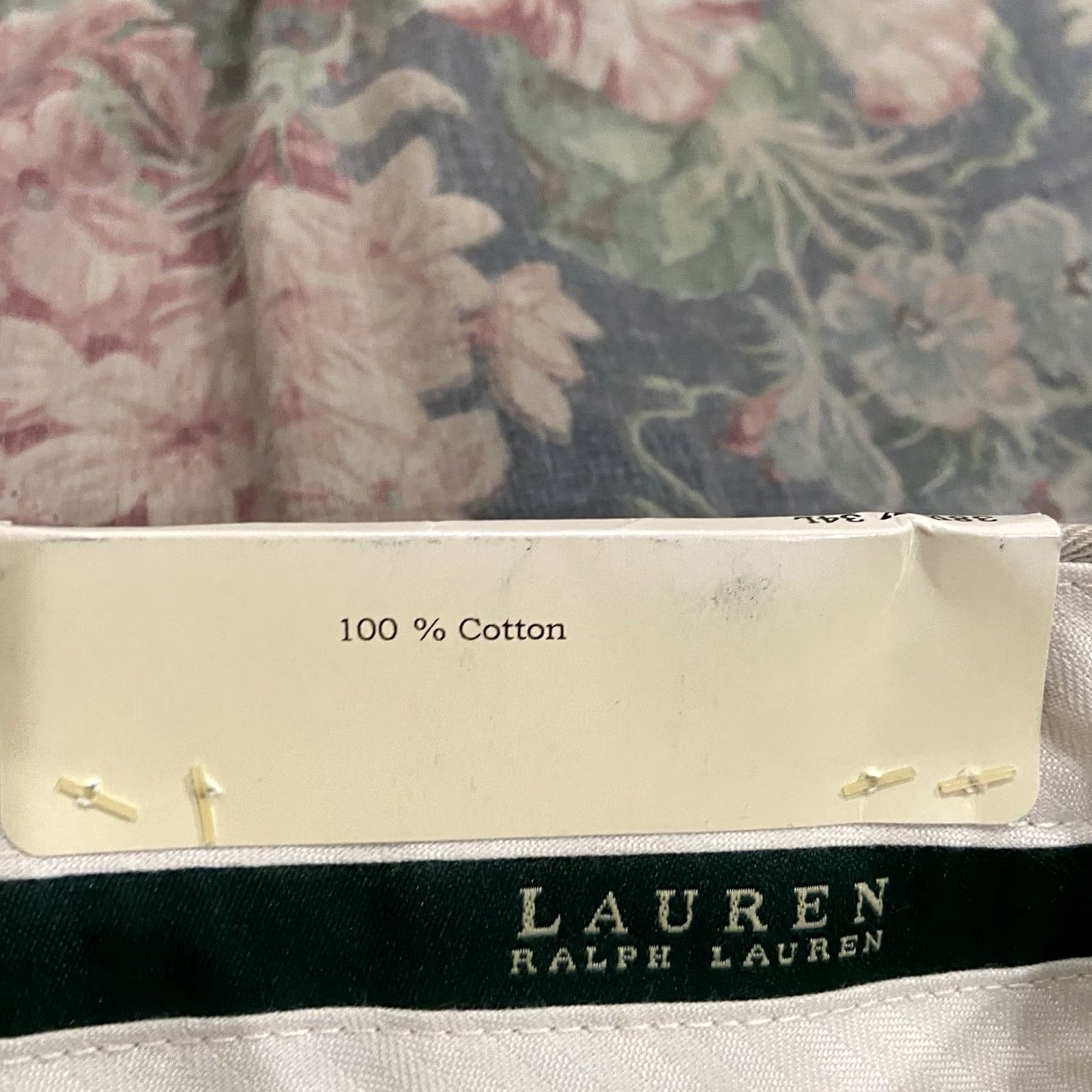 Ralph Lauren Lauren Ralph Lauren Pants Men NWT Total Comfort Flat Front Straight Leg Dress Gray 100% Cotton W38 L34 Size US 34 / EU 50 - 5 Thumbnail
