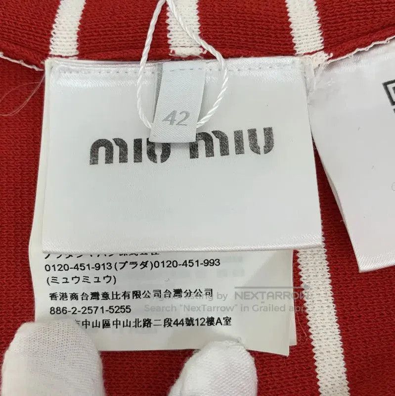 Miu Miu Miu Miu Colorful Striped A-Line Skirt . Size 23" - 6 Thumbnail
