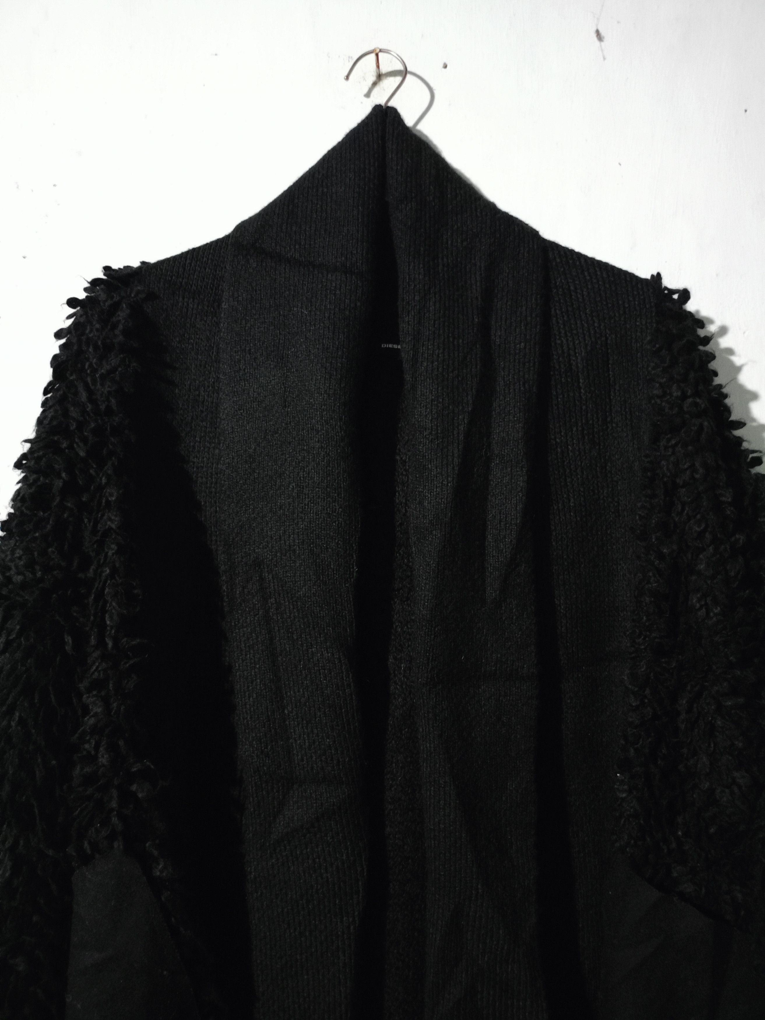 Diesel 2000s Diesel Black Knit Cardigan Size XS / US 0-2 / IT 36-38 - 2 Thumbnail