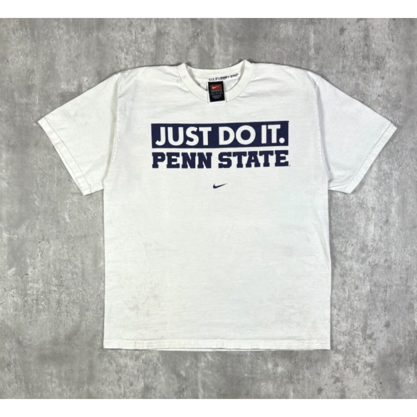 Nike VINTAGE Nike Penn State Just Do It T Shirt Center Swoosh size M Size US M / EU 48-50 / 2 - 2 Thumbnail