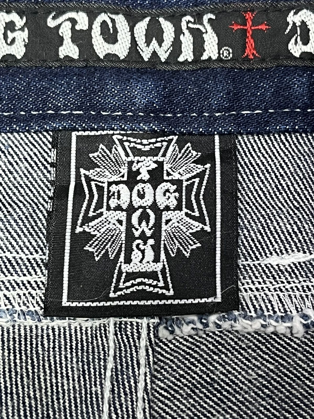 Dogtown RARE!! 90's Baggy DOGTOWN Hip Hop Skate Denim Pants Size US 31 - 14 Thumbnail