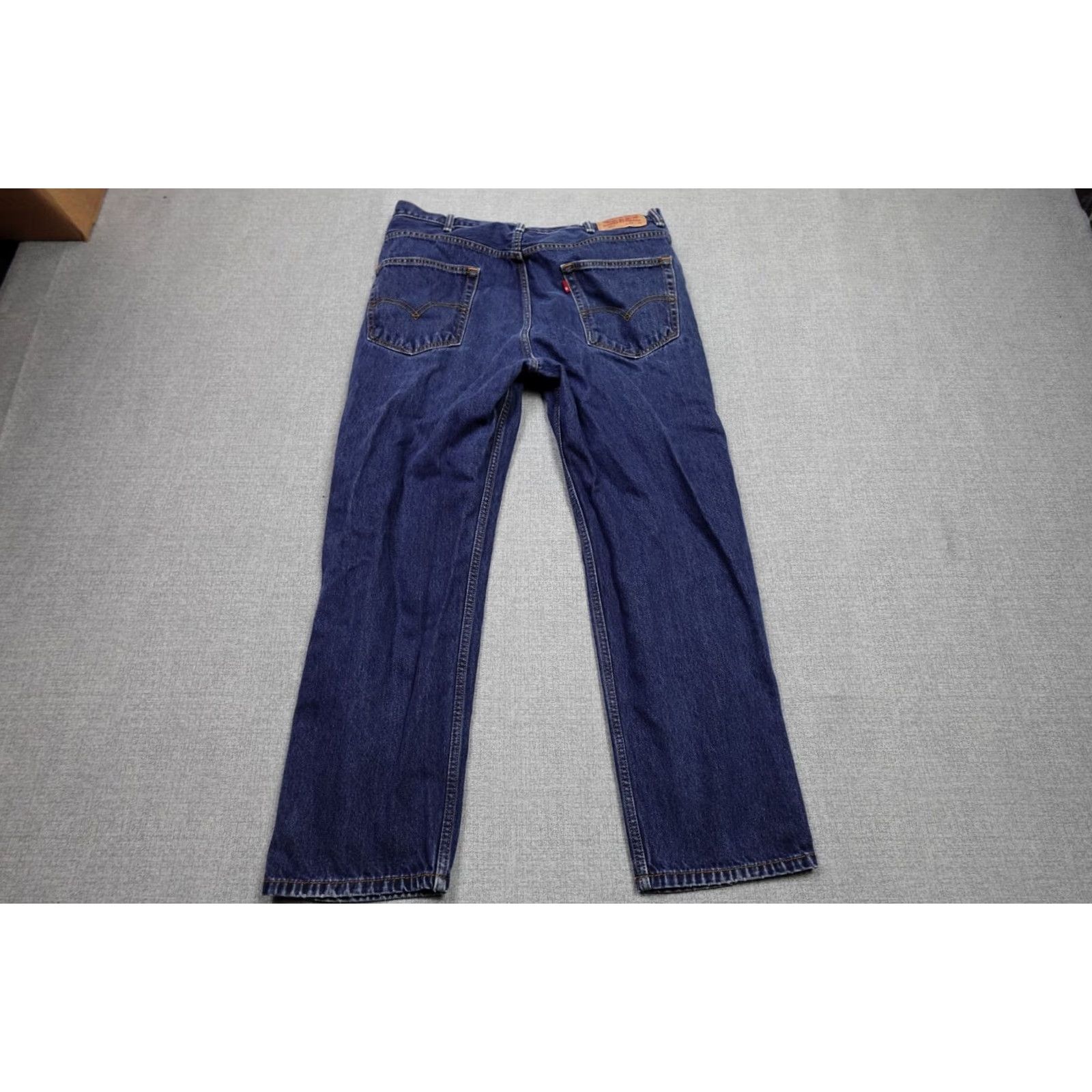 Levi's Levi's 550 Jeans Mens 38x30 Blue Relaxed Fit Dark Wash Western Cowboy Rancher Jeans Size US 38 / EU 54 - 4 Thumbnail